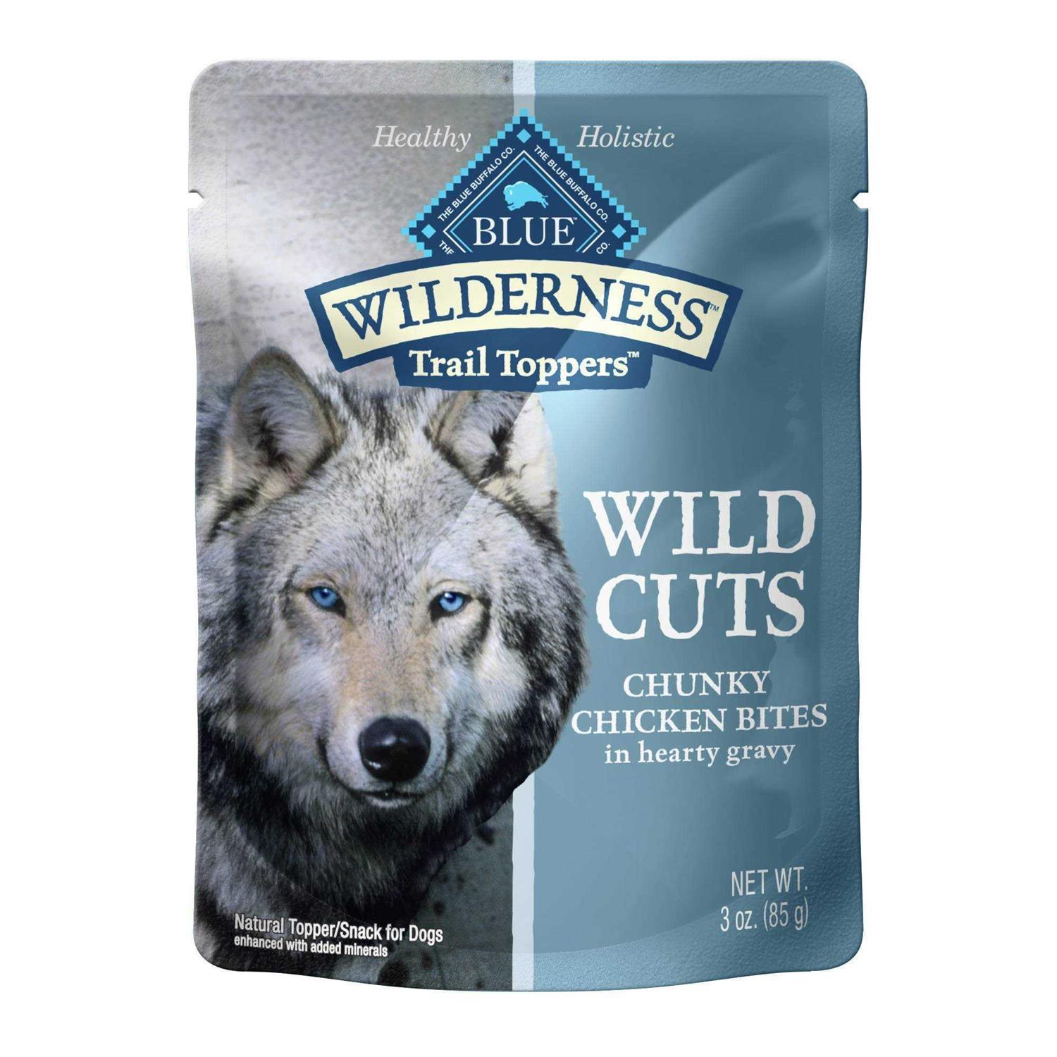 Blue Buffalo Wilderness Trail Toppers Dog Food Wild Cuts Bites