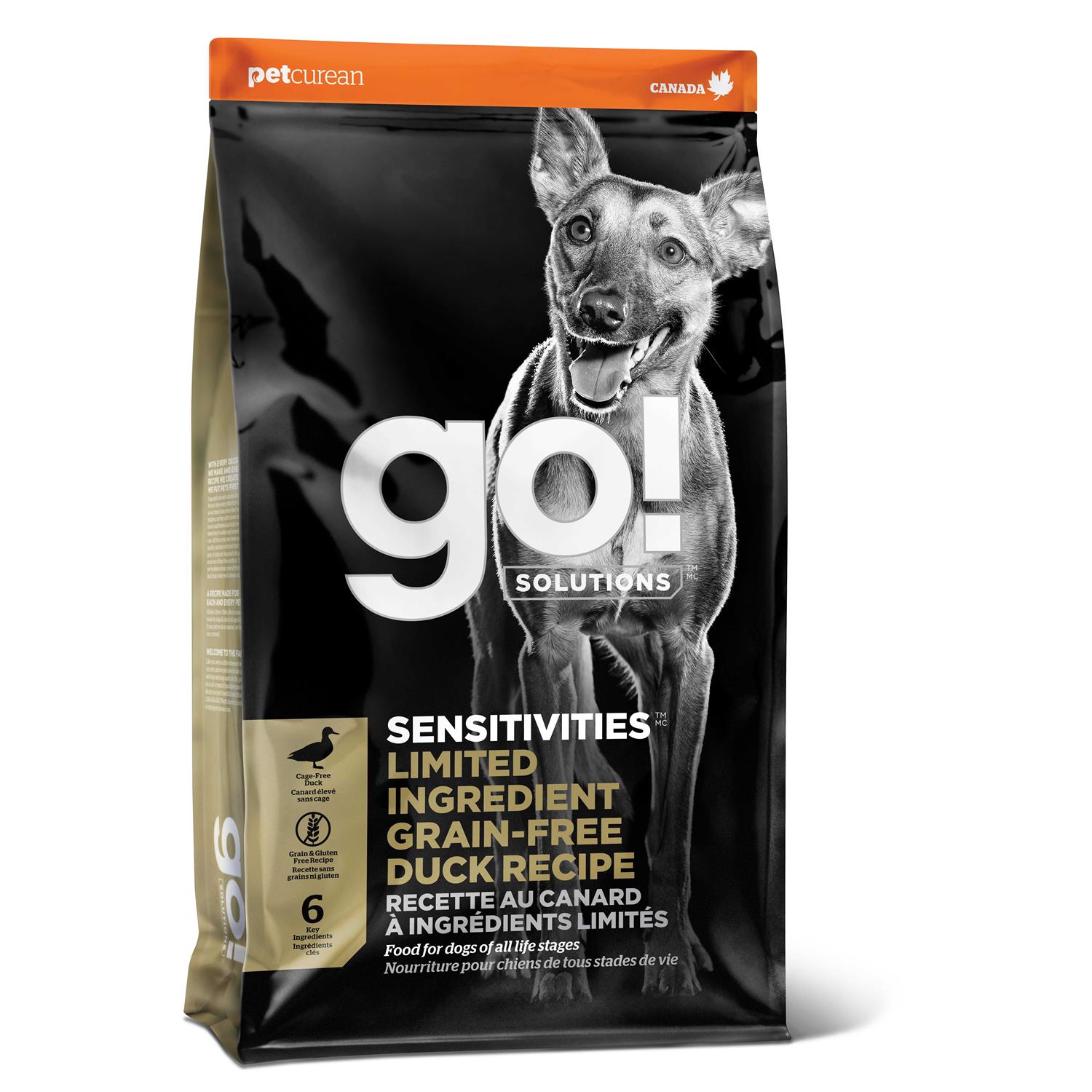 Go! Solutions Sensitivities Limited Ingredient Duck Grain-Free Dry Dog Food