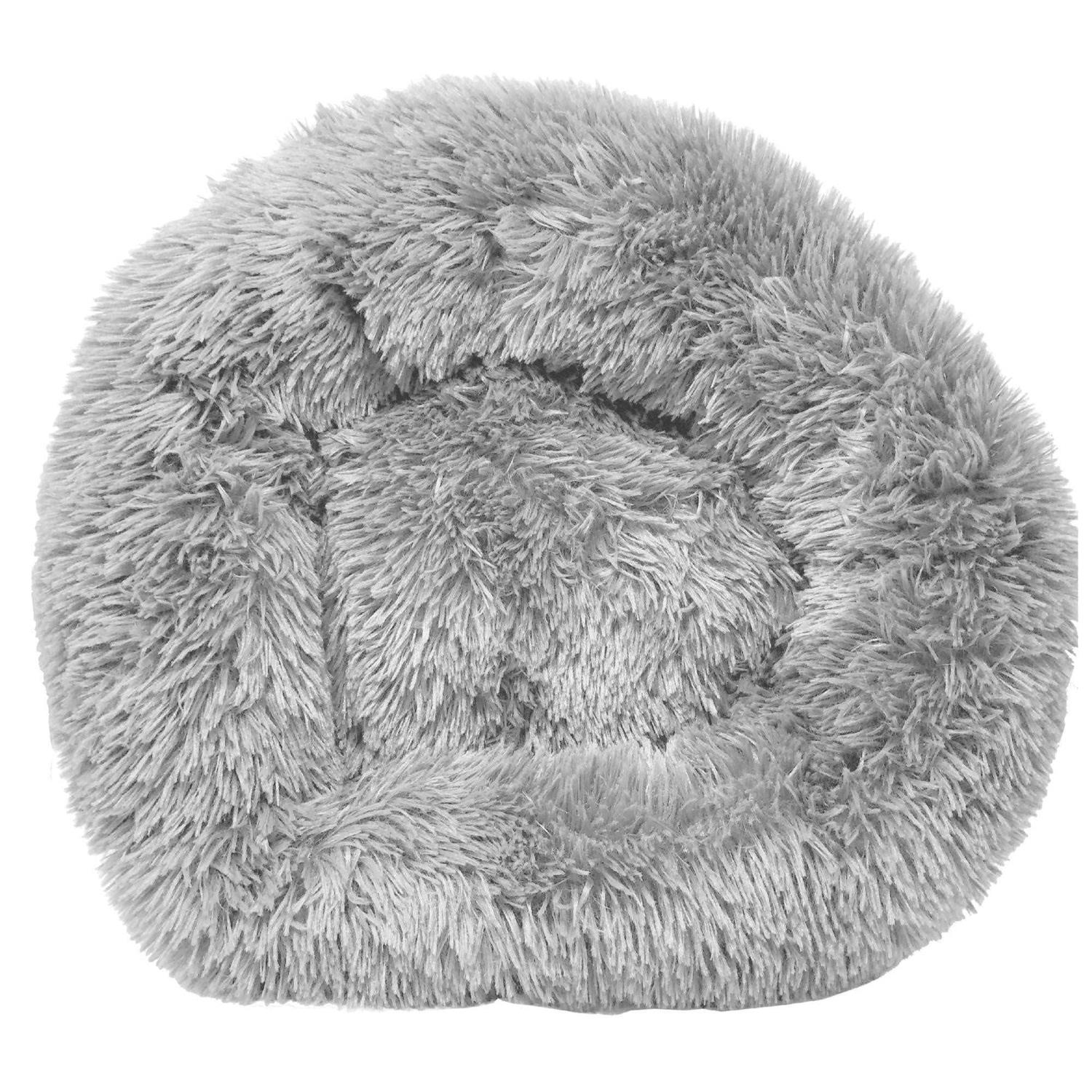 Pet Life Nestler High-Grade Plush and Soft Rounded Dog Bed