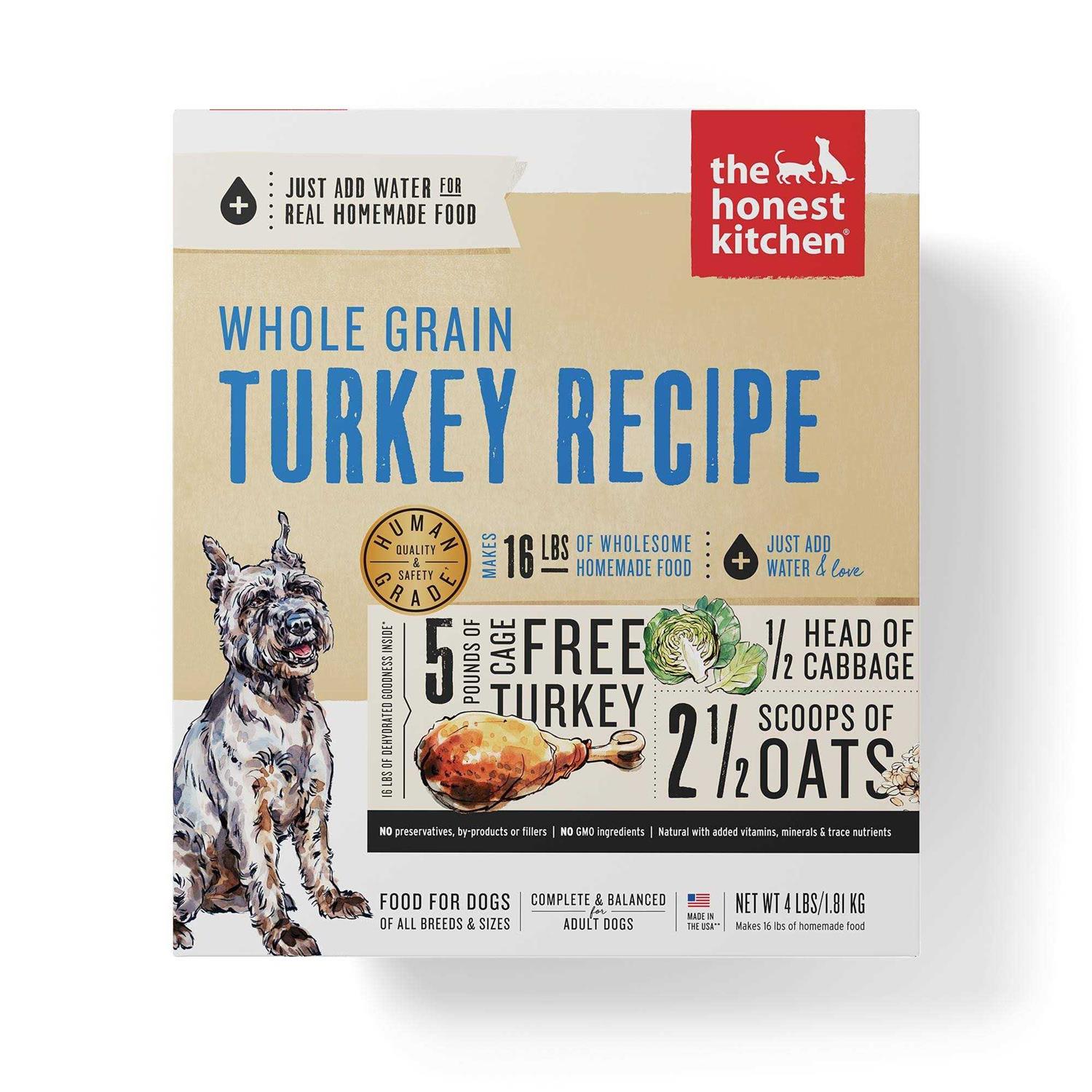 The Honest Kitchen Dehydrated Whole Grain Dog Food Turkey