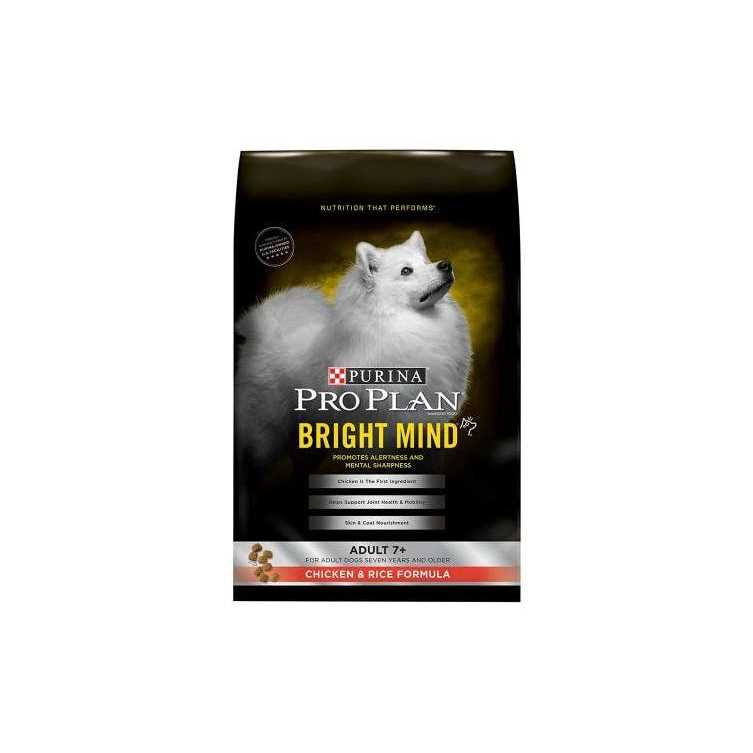 Purina Pro Plan Bright Mind Adult 7+ Chicken & Rice Formula Dry Dog Food