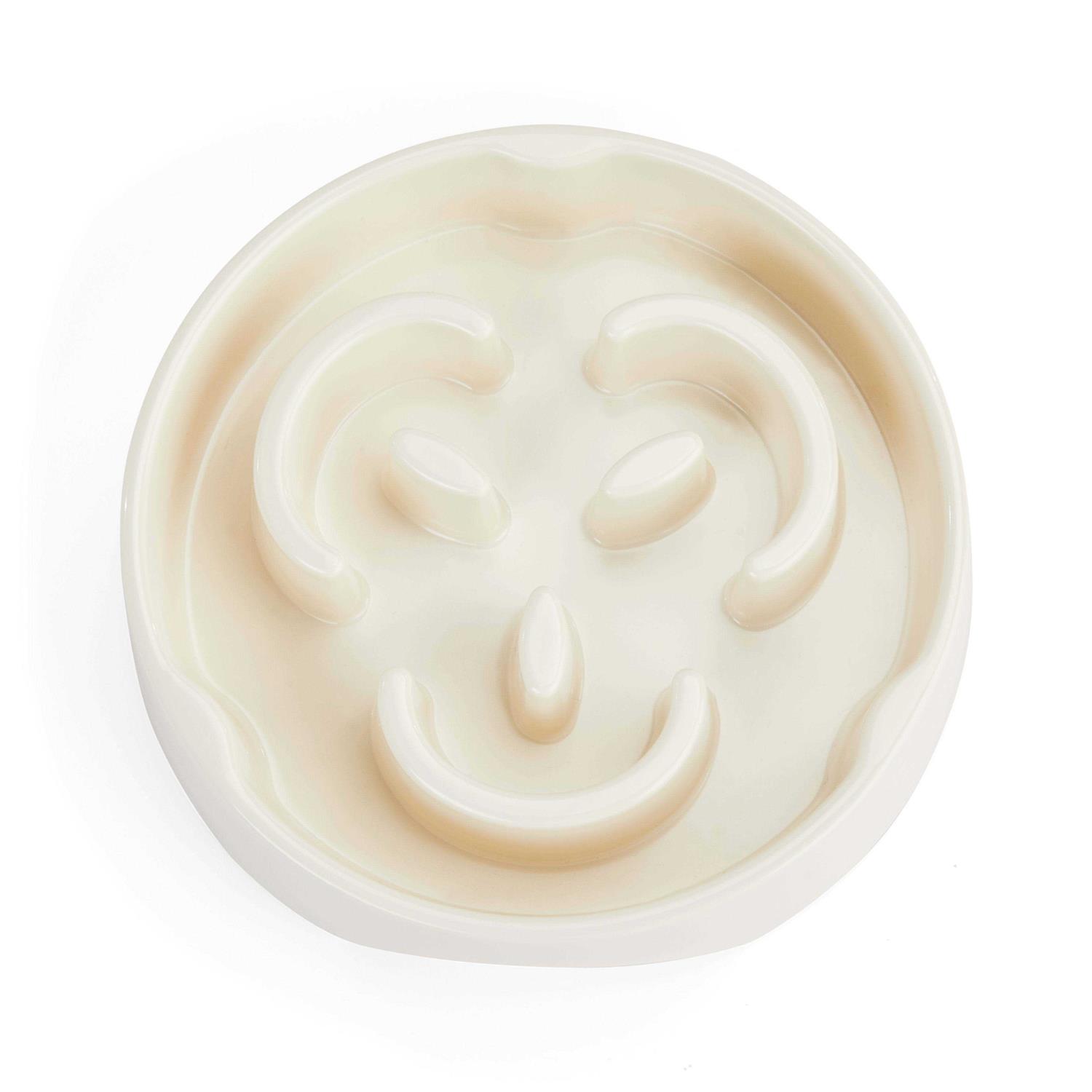 EveryYay Slow 1.6 Cups White Dog Feeder