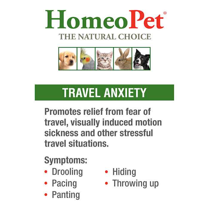 HomeoPet Travel Anxiety
