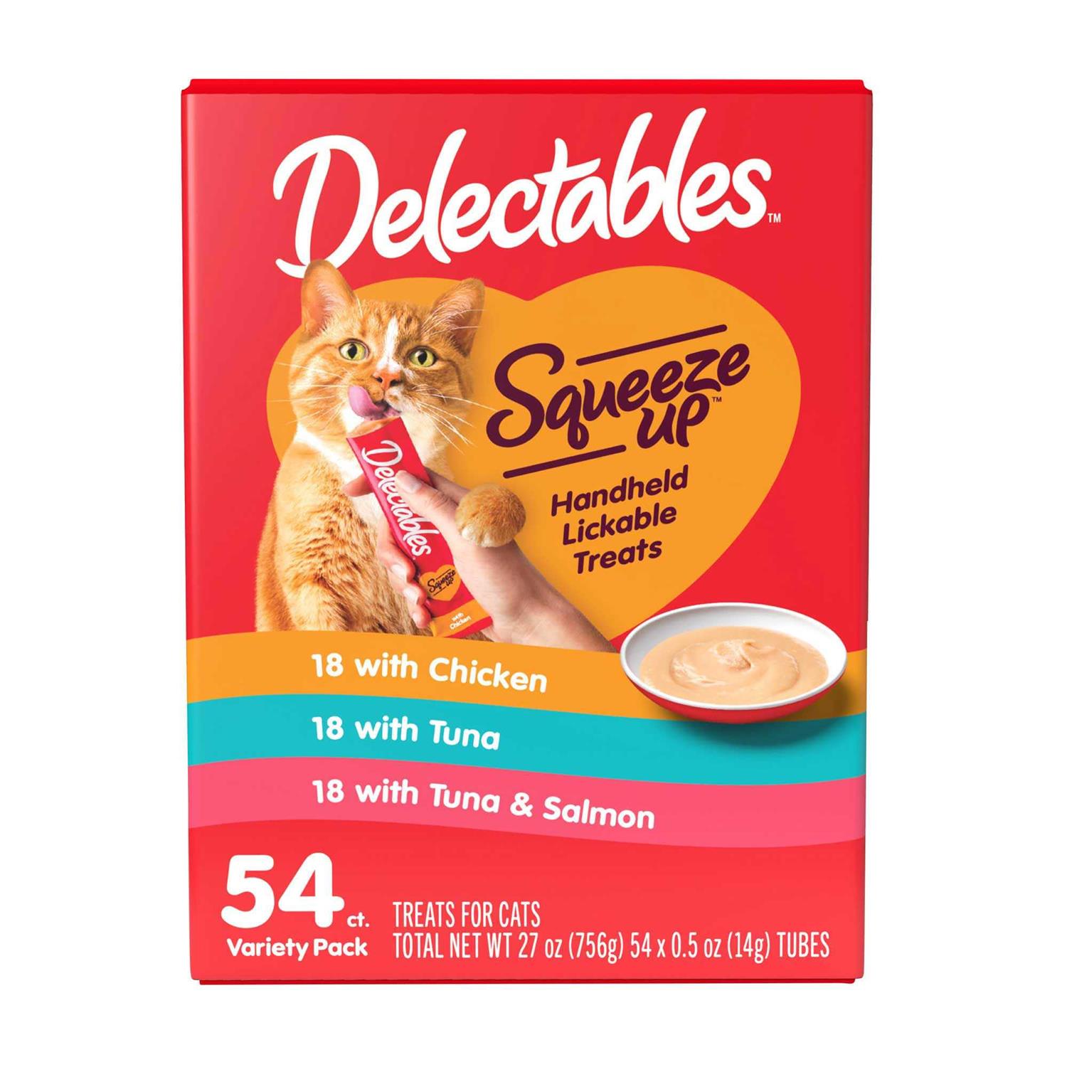 Delectables Squeeze Up Cat Treats Variety Pack