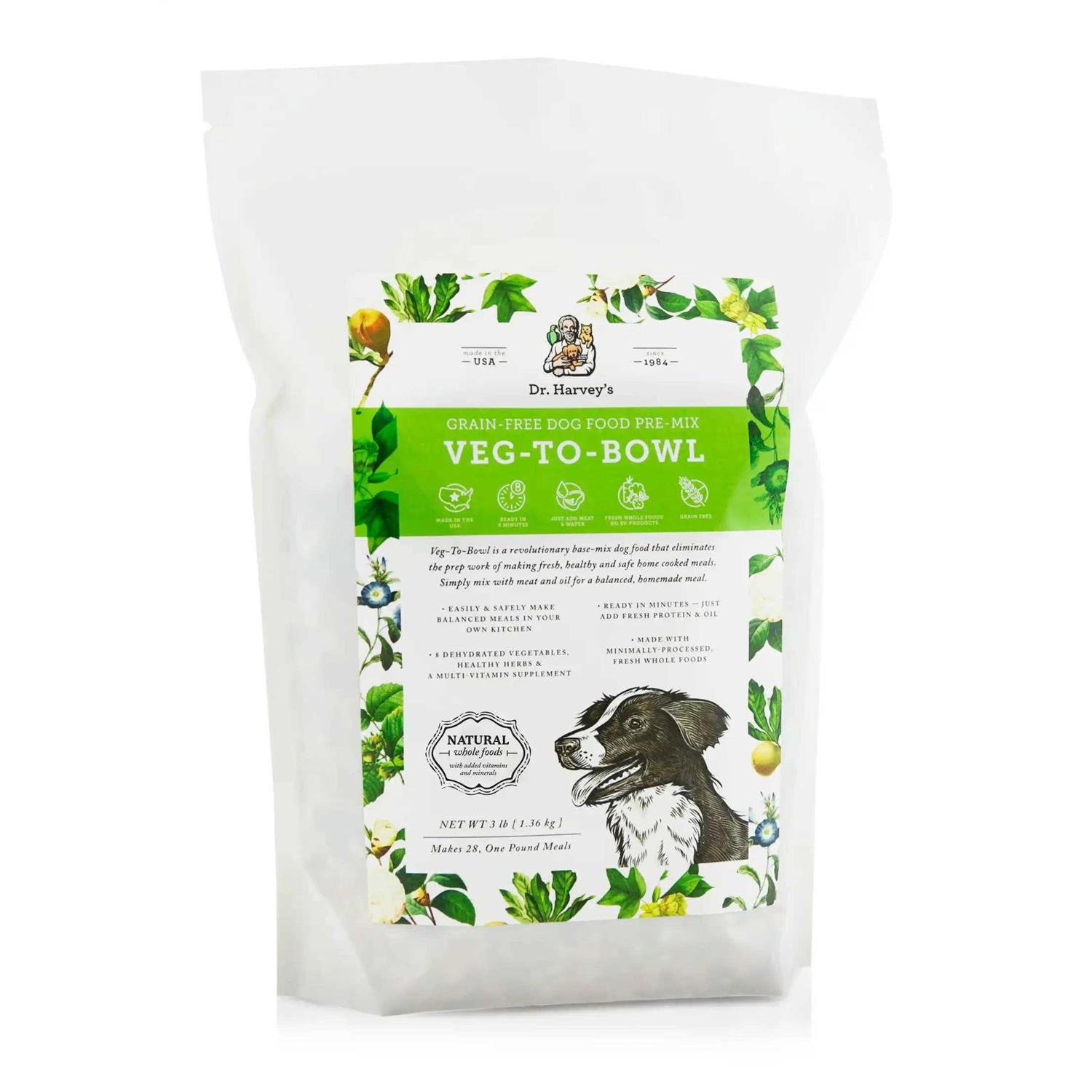 Dr. Harvey&s Veg-to-Bowl Grain-Free Dog Food Pre-Mix
