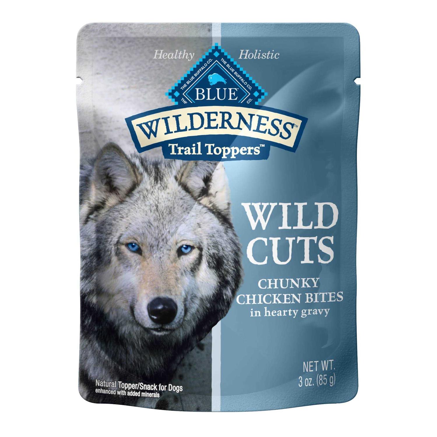 Blue Buffalo Wilderness Trail Toppers Dog Food Wild Cuts Bites