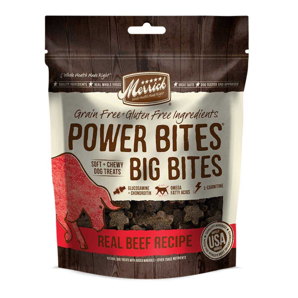 Merrick Dog Treats Power Bites