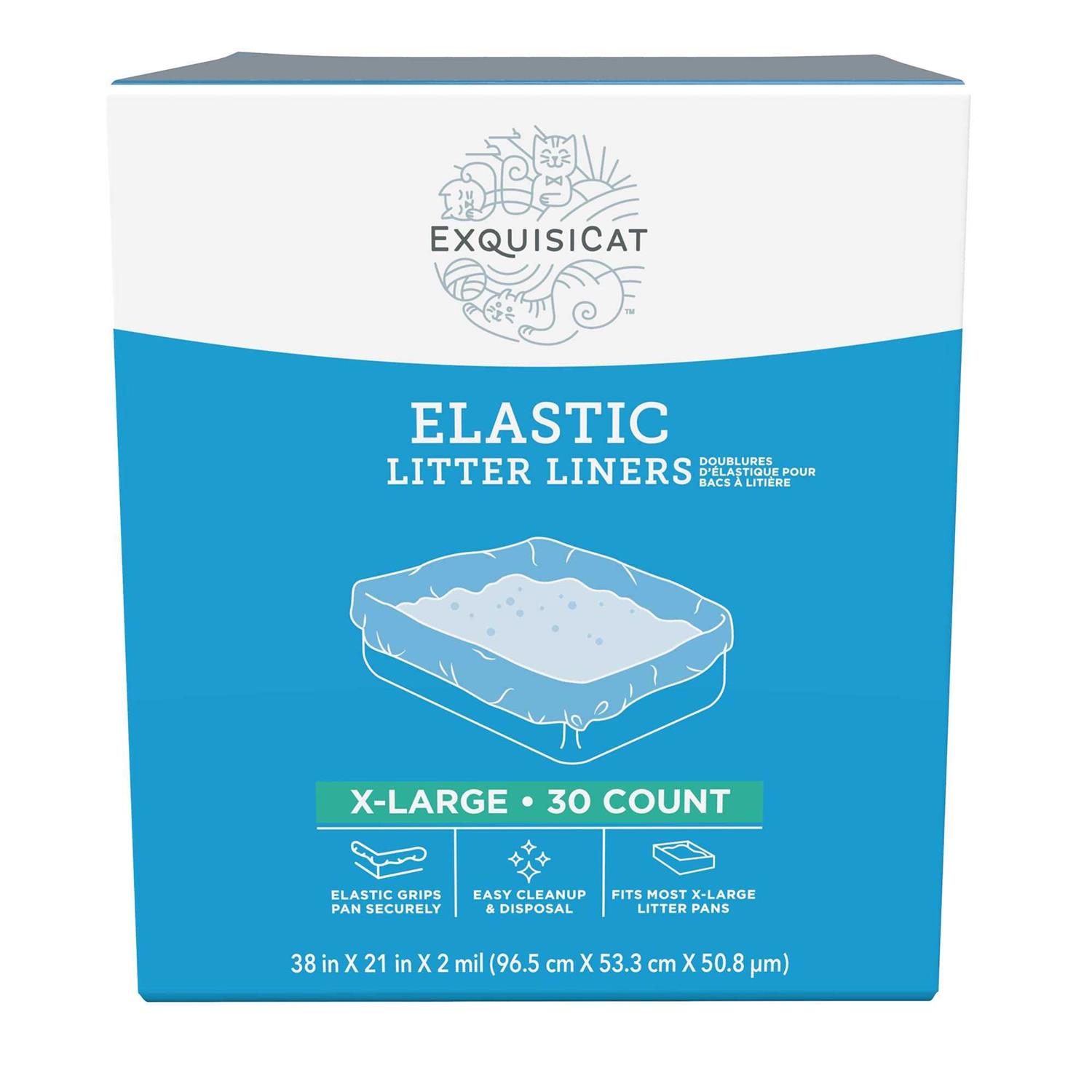 Exquisicat Elastic Litter Liners