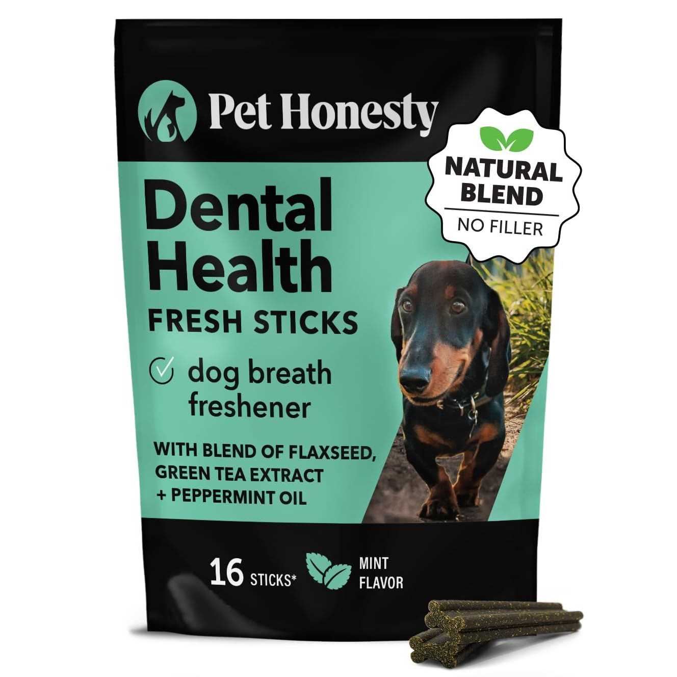 Pet Honesty Dental Health Fresh Sticks Dental Treats for Dogs