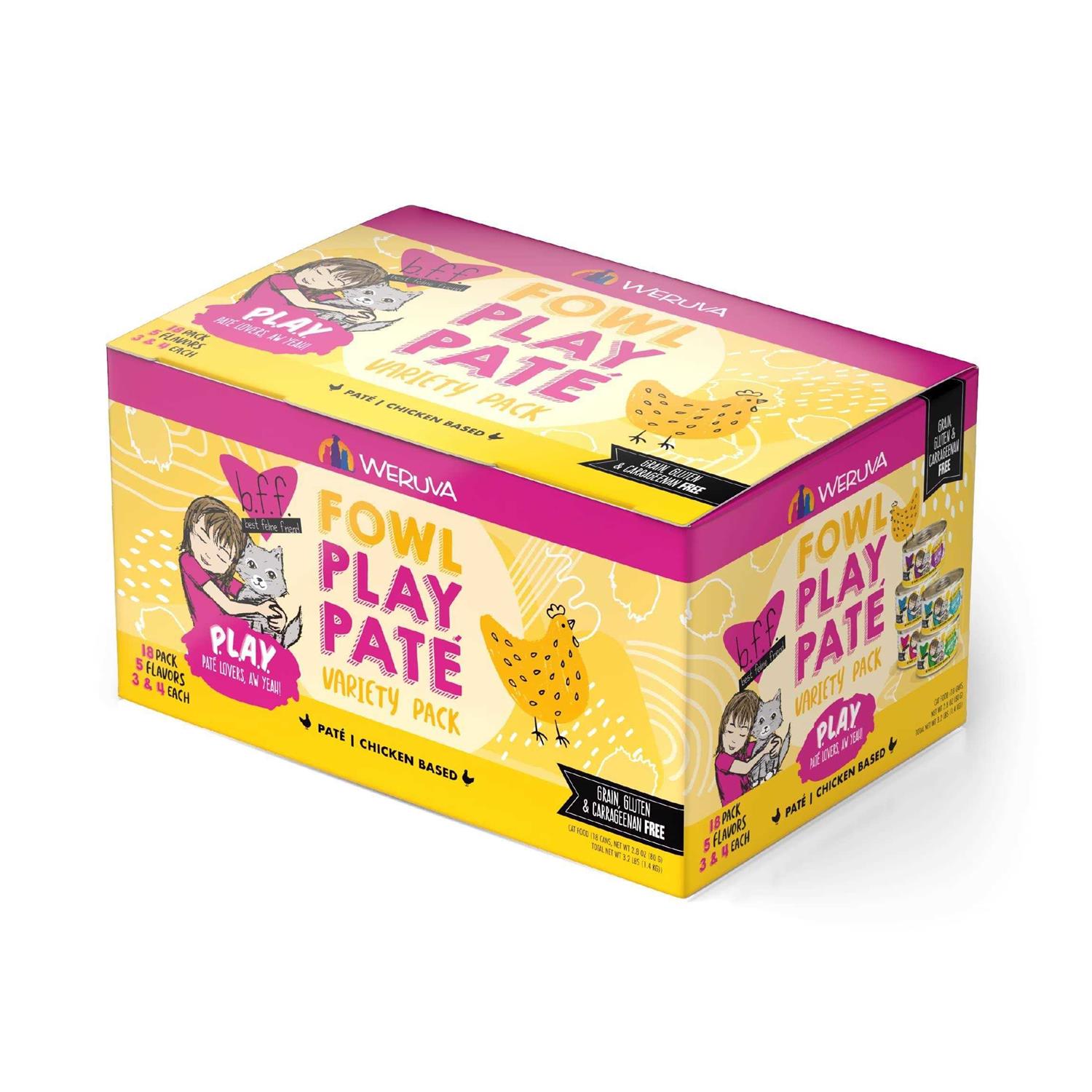 Weruva B.F.F. PLAY Best Feline Friend Paté Lovers