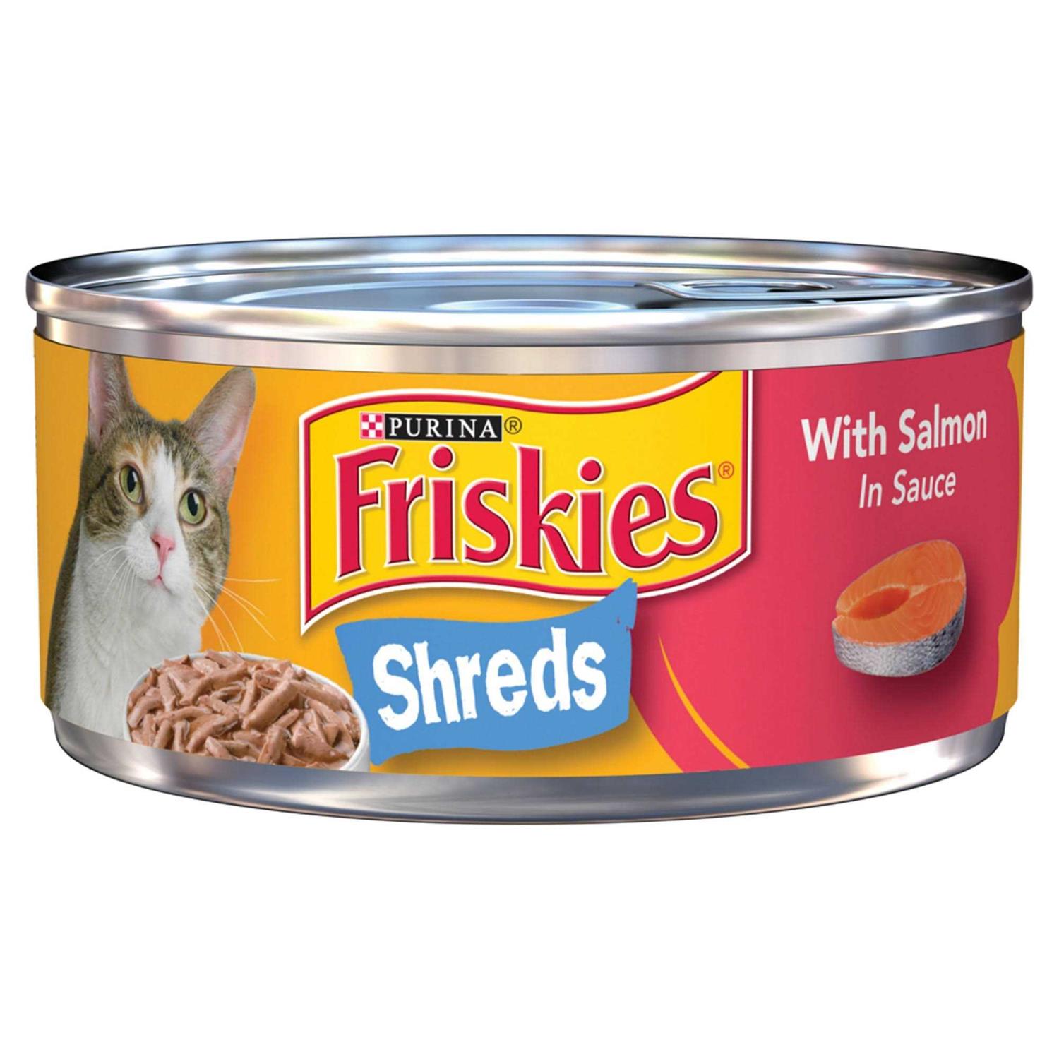 Purina Friskies Shreds Wet Cat Food Salmon in Sauce