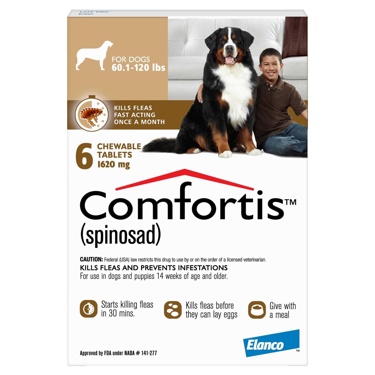 Comfortis for Dogs 60-120 lbs