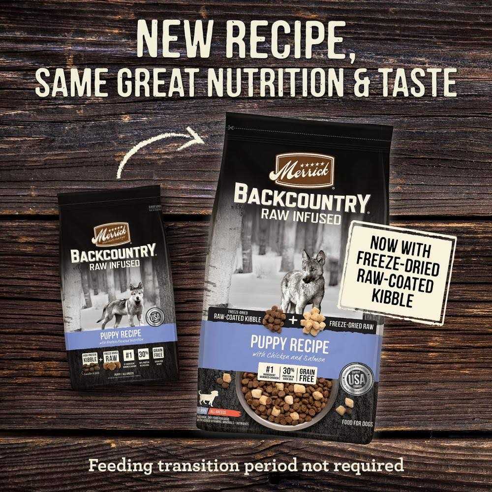 Merrick Backcountry Raw Infused Grain Free Puppy Recipe Dog Food