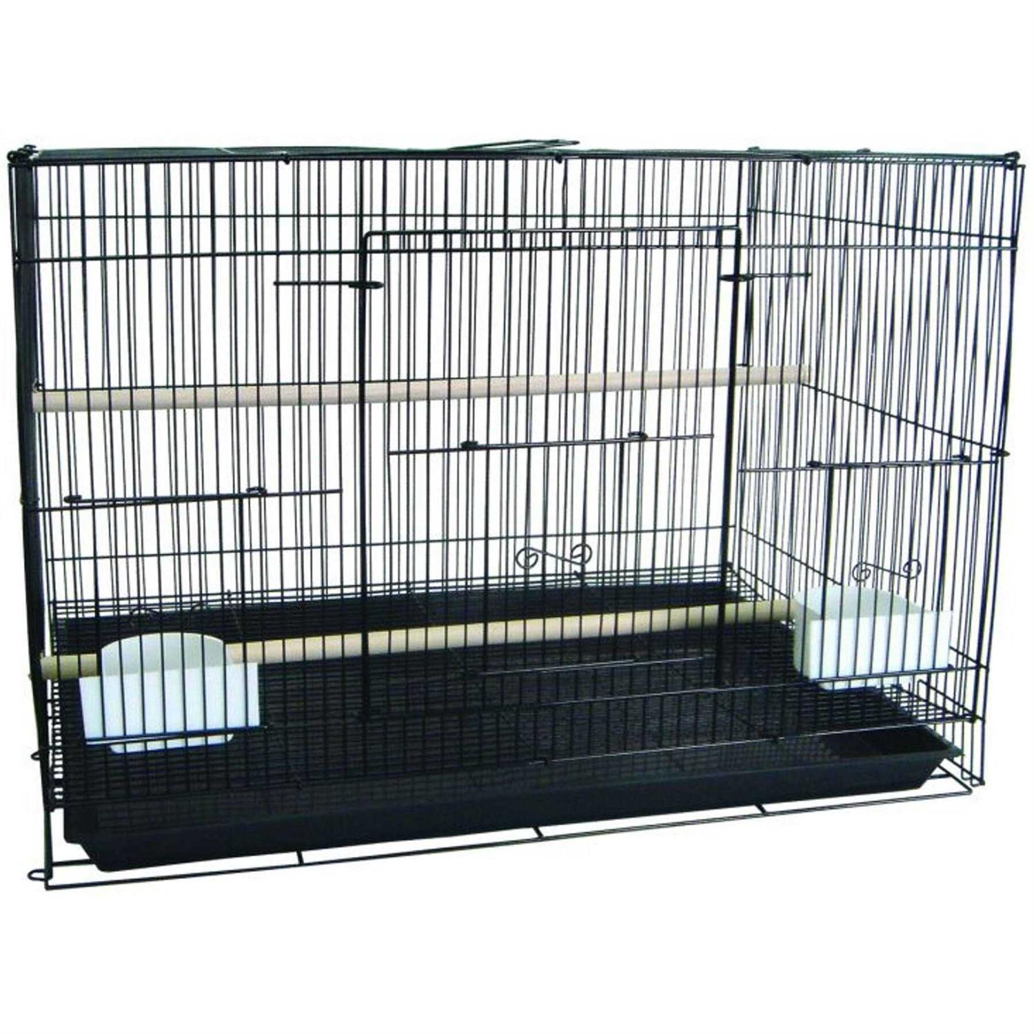 YML Lot of 6 Small Breeding Cages Black