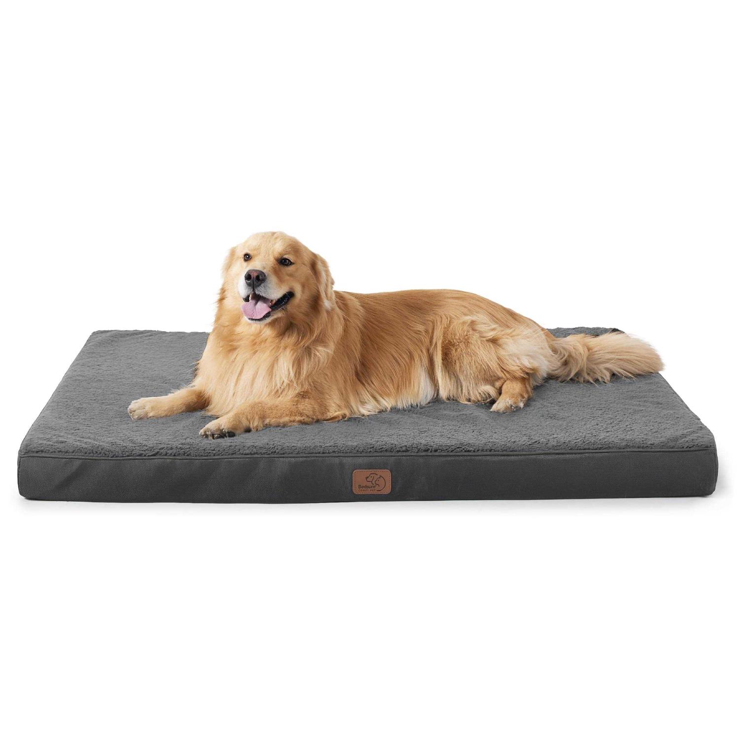 Bedsure Dog Bed for Large Dogs Orthopedic Waterproof Dog Beds with Removable Washable Cover