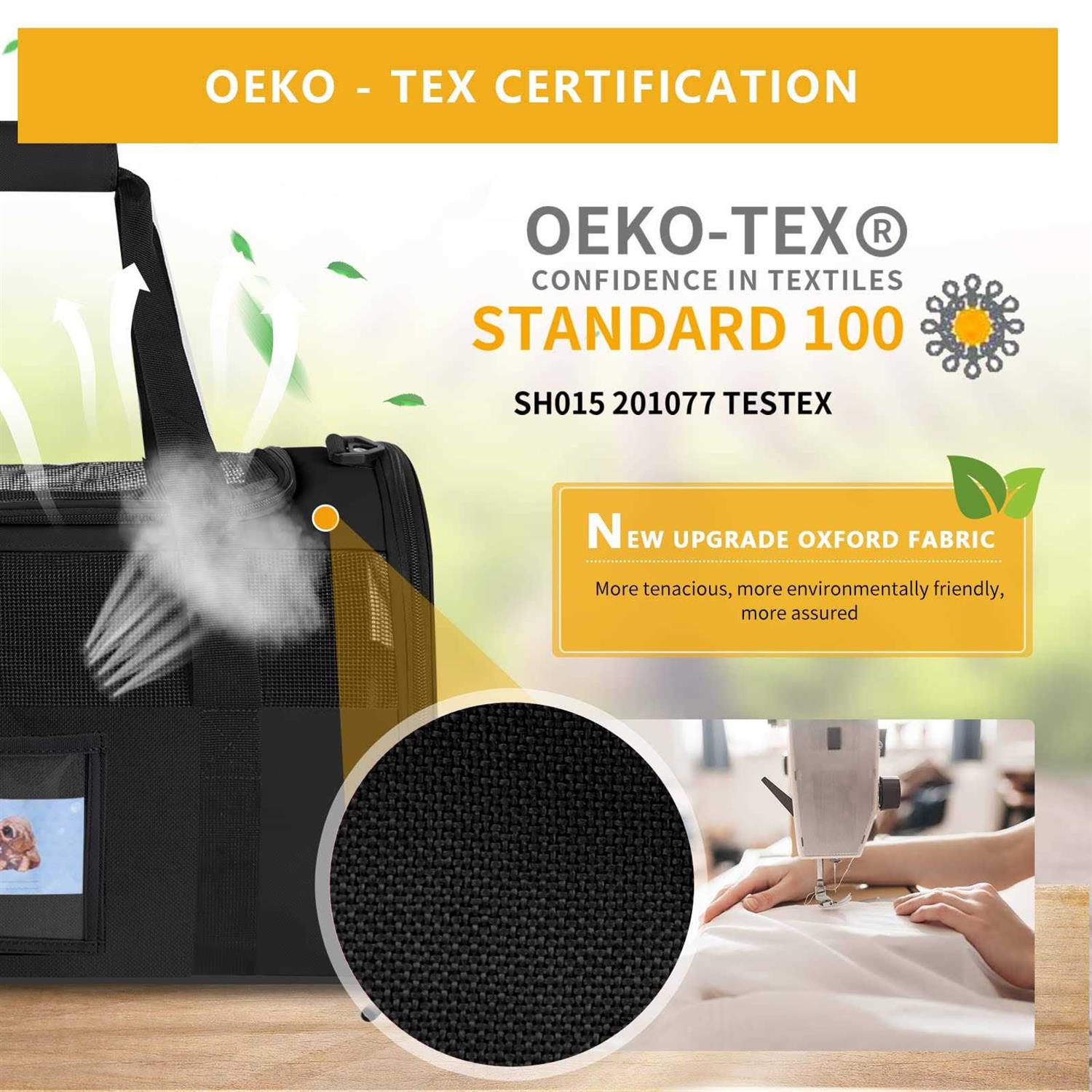 Seclato Cat Carrier Dog Pet Carrier Airline Approved for Cat