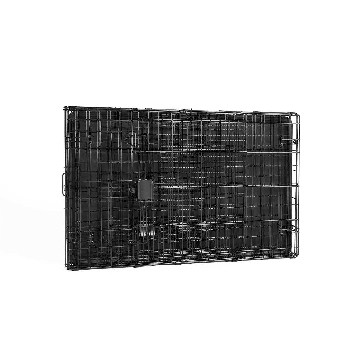 Amazon Basics Foldable Metal Wire Dog Crate with Tray