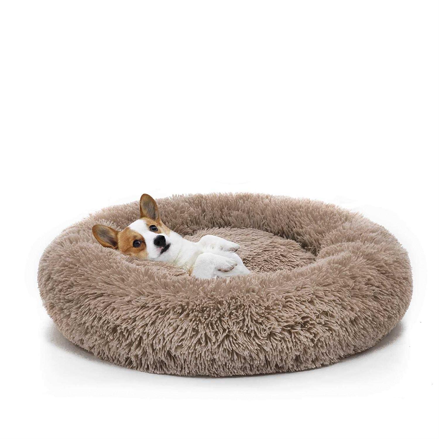 MIXJOY Orthopedic Dog Bed Comfortable Donut Cuddler Round Dog Bed Ultra Soft Washable Dog and Cat Cushion Bed