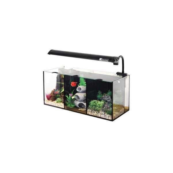 Underwater Treasures Aqua One Betta Trio Aquarium, 8.4-gal