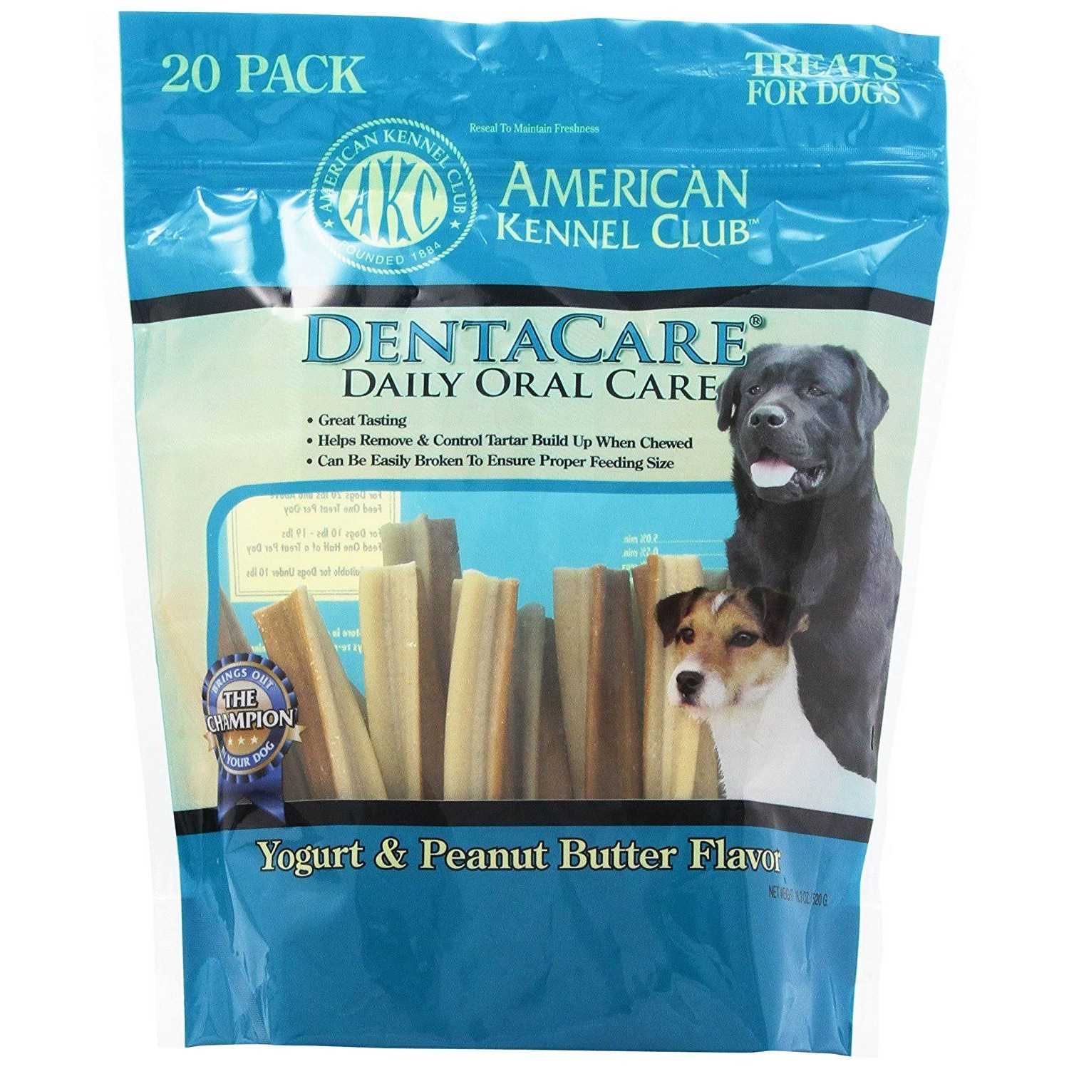 American Kennel Club Dentacare Yogurt & Peanut Butter Dog Treats