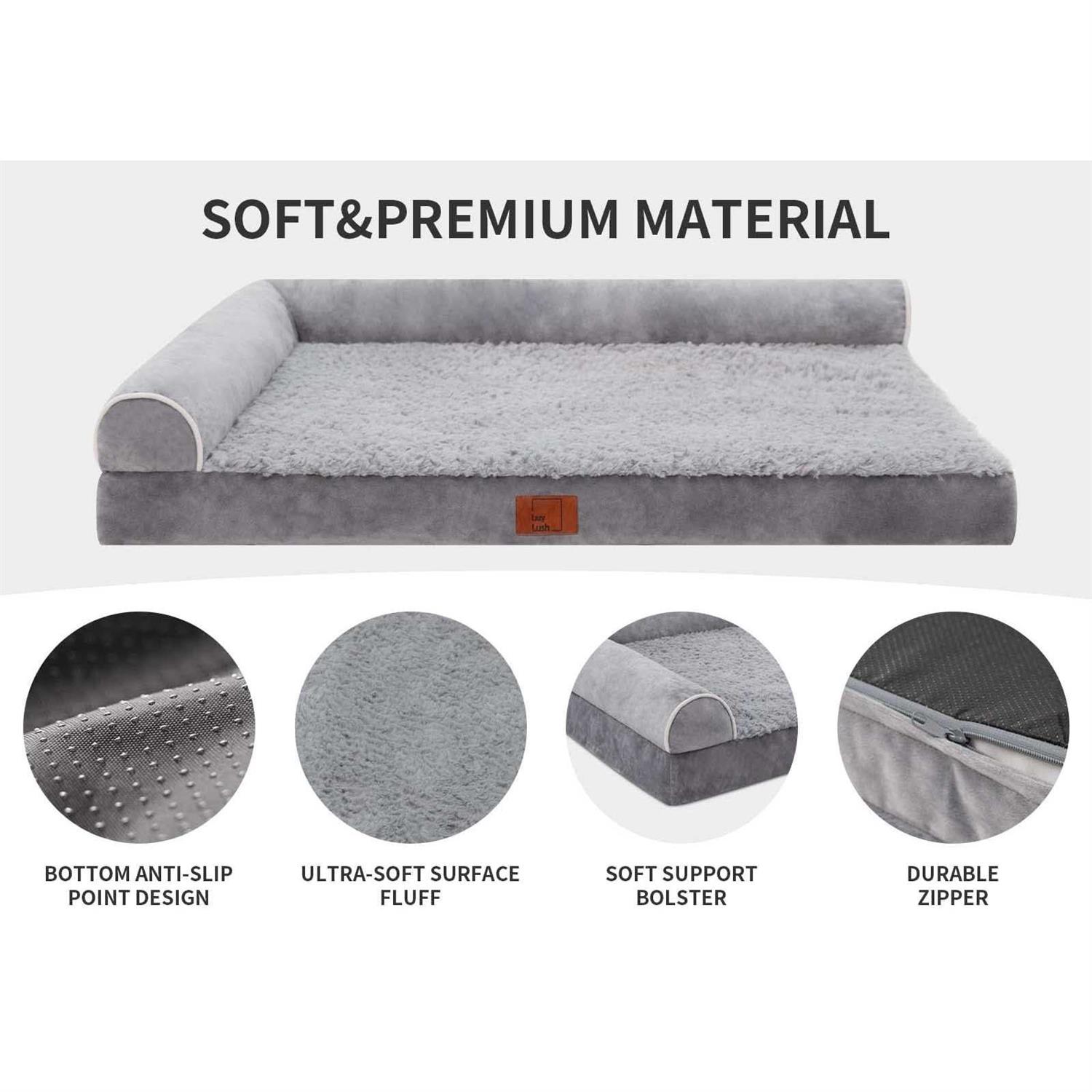 Lazy Lush Dog Bed Dog Beds for Extra Large Dogs Large Dog Bed with Removable Washable Cover