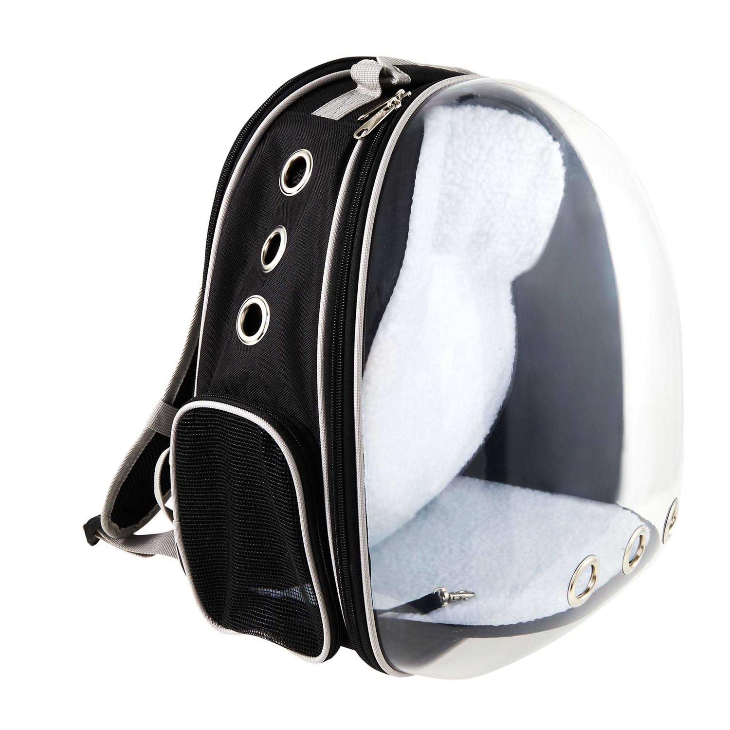 Whisker City Expandable Plastic Backpack Cat Carrier
