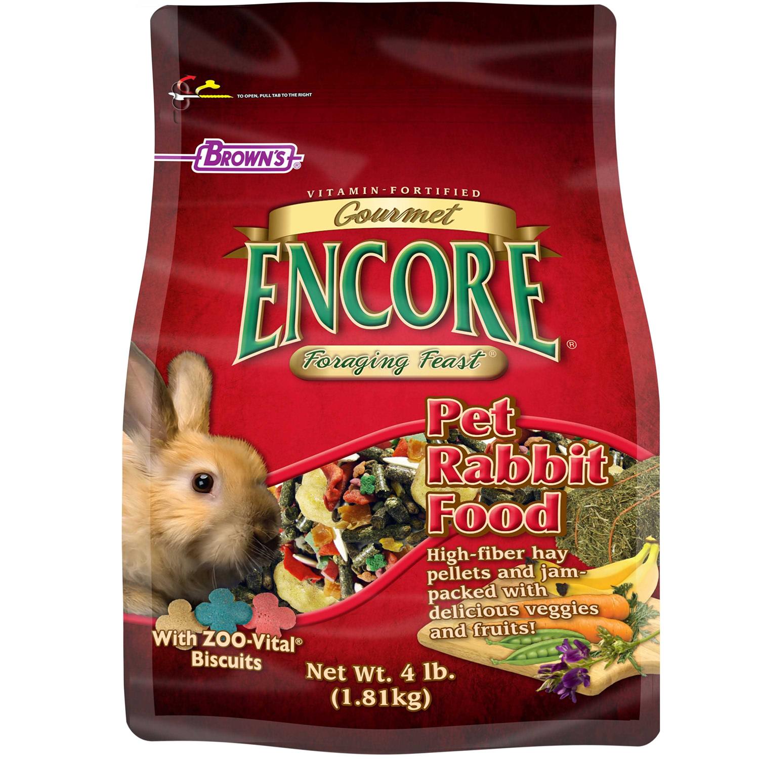 Brown’s Encore Gourmet Foraging Feast Pet Rabbit Food