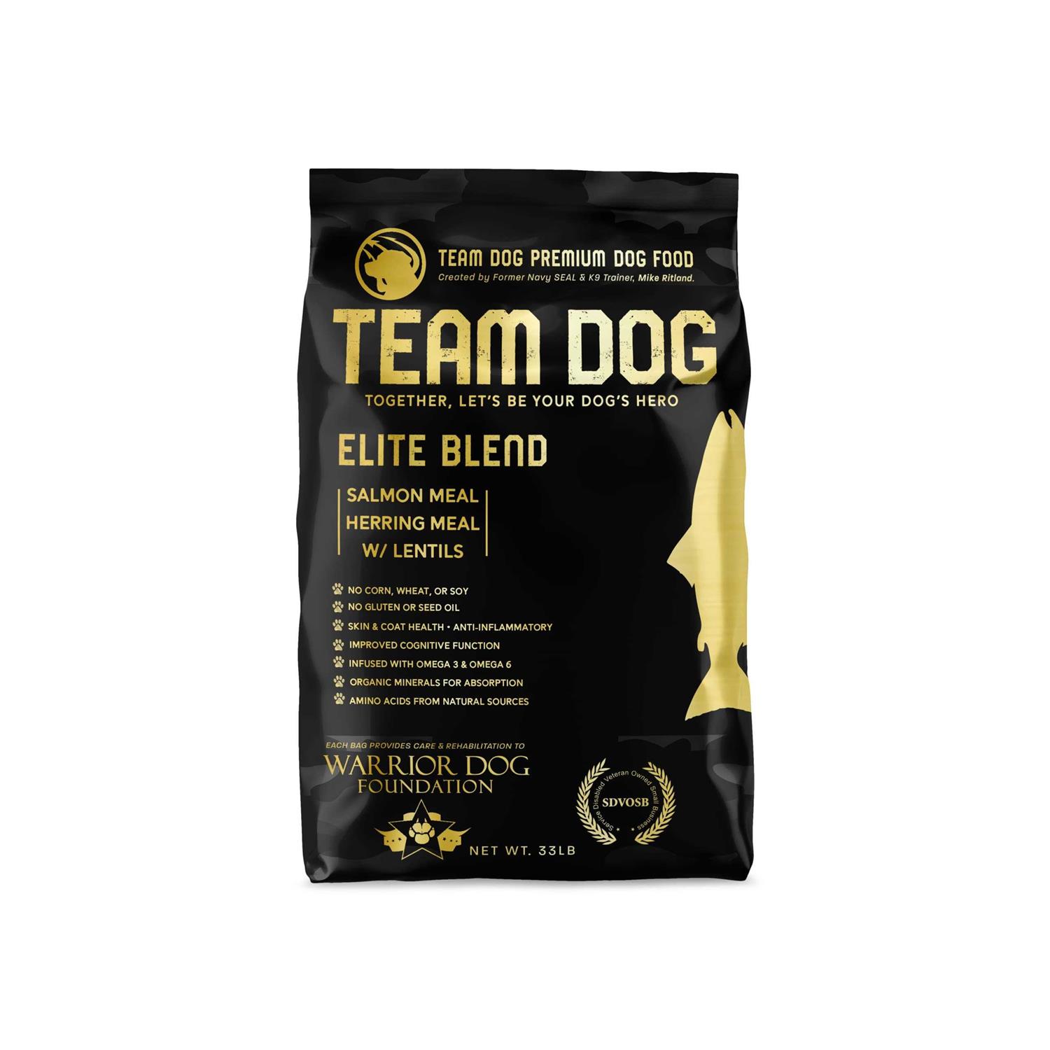Team Dog Chicken Meal & Sweet Potato 30/25 Elite Blend Premium Dry Dog Food