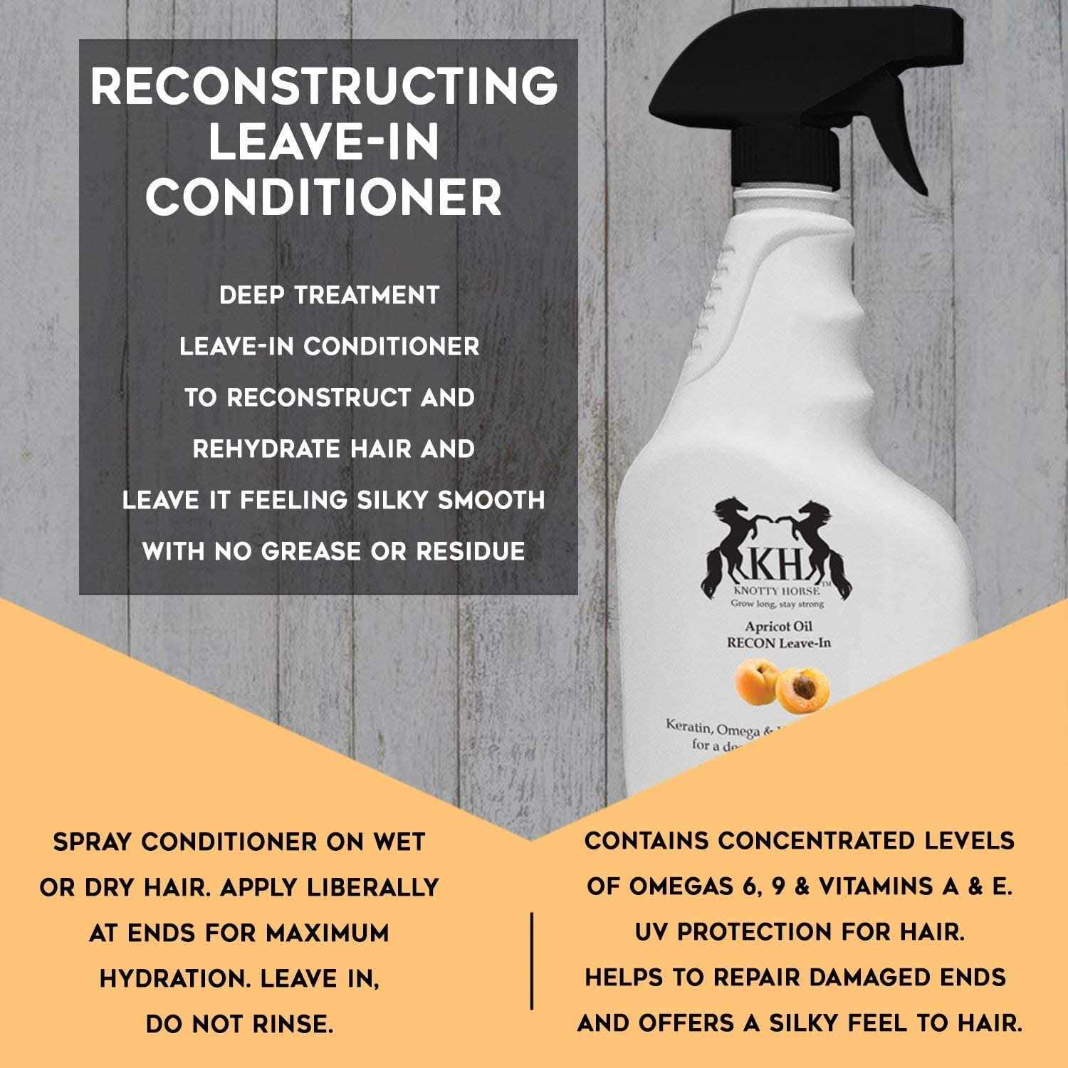 Knotty Horse Apricot Oil Recon Leave-In Conditioner