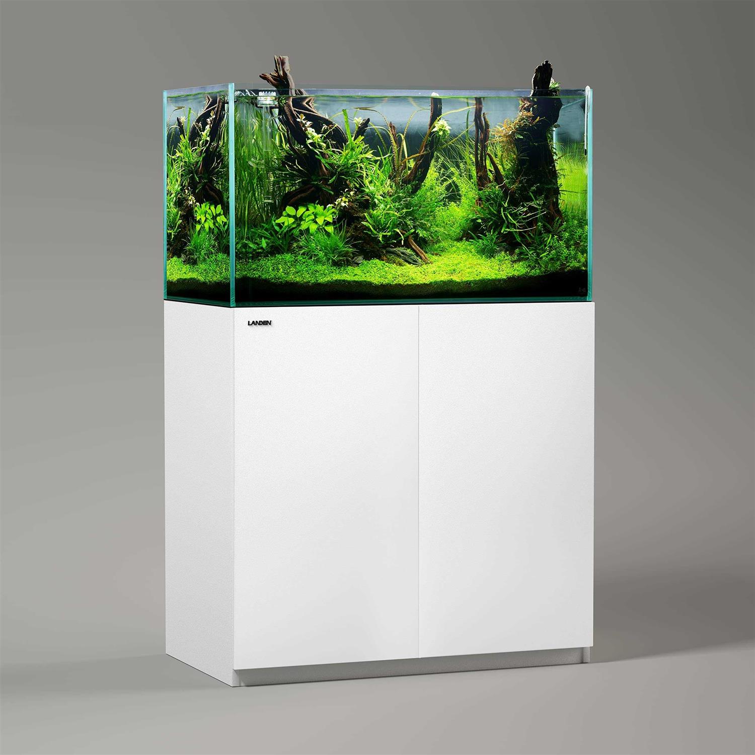 LANDEN Aquarium Stand and cabinet, for up Tank,Fish Tank, Nano Foam Leveling Mat Included, contemporary and Simple Design