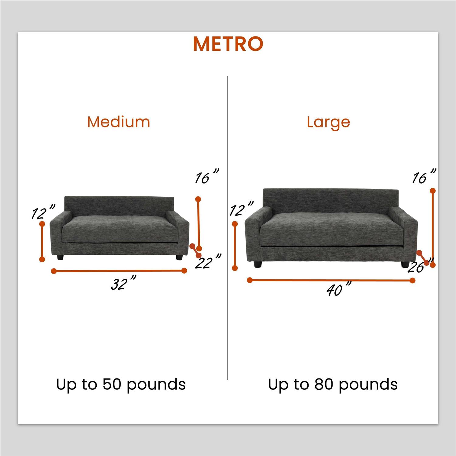 Club Nine Pets Metro Orthopedic Dog Bed