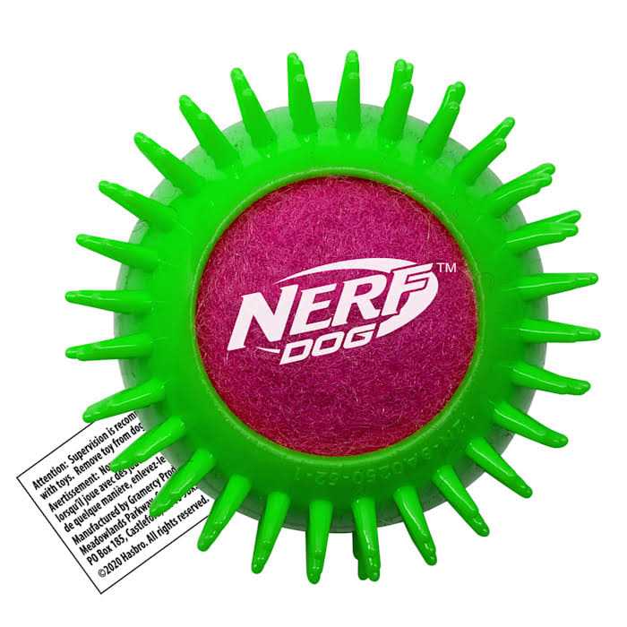 Nerf Squeak Tennis Armor Dog Toys