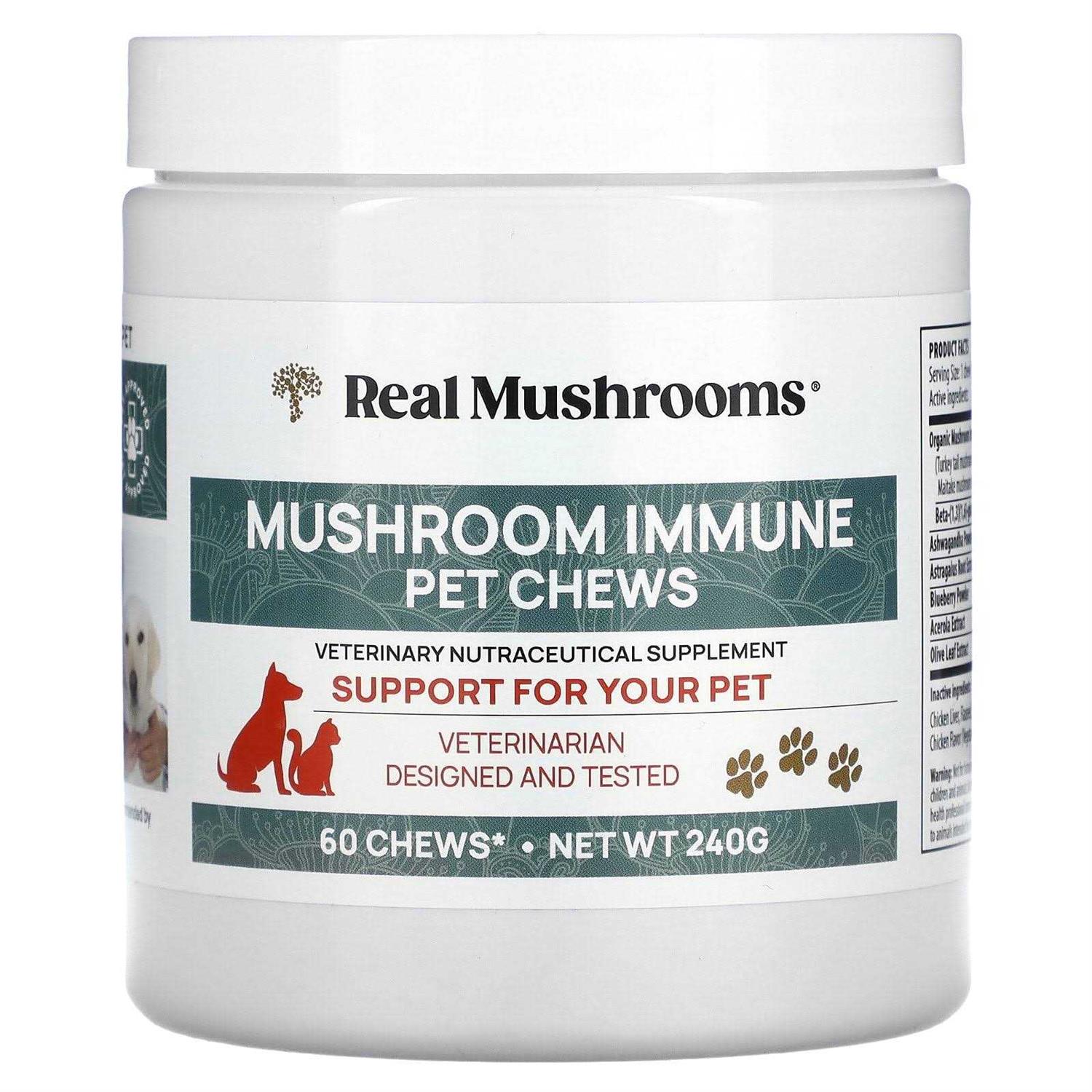 Real Mushrooms Mushroom Immune Pet Chews