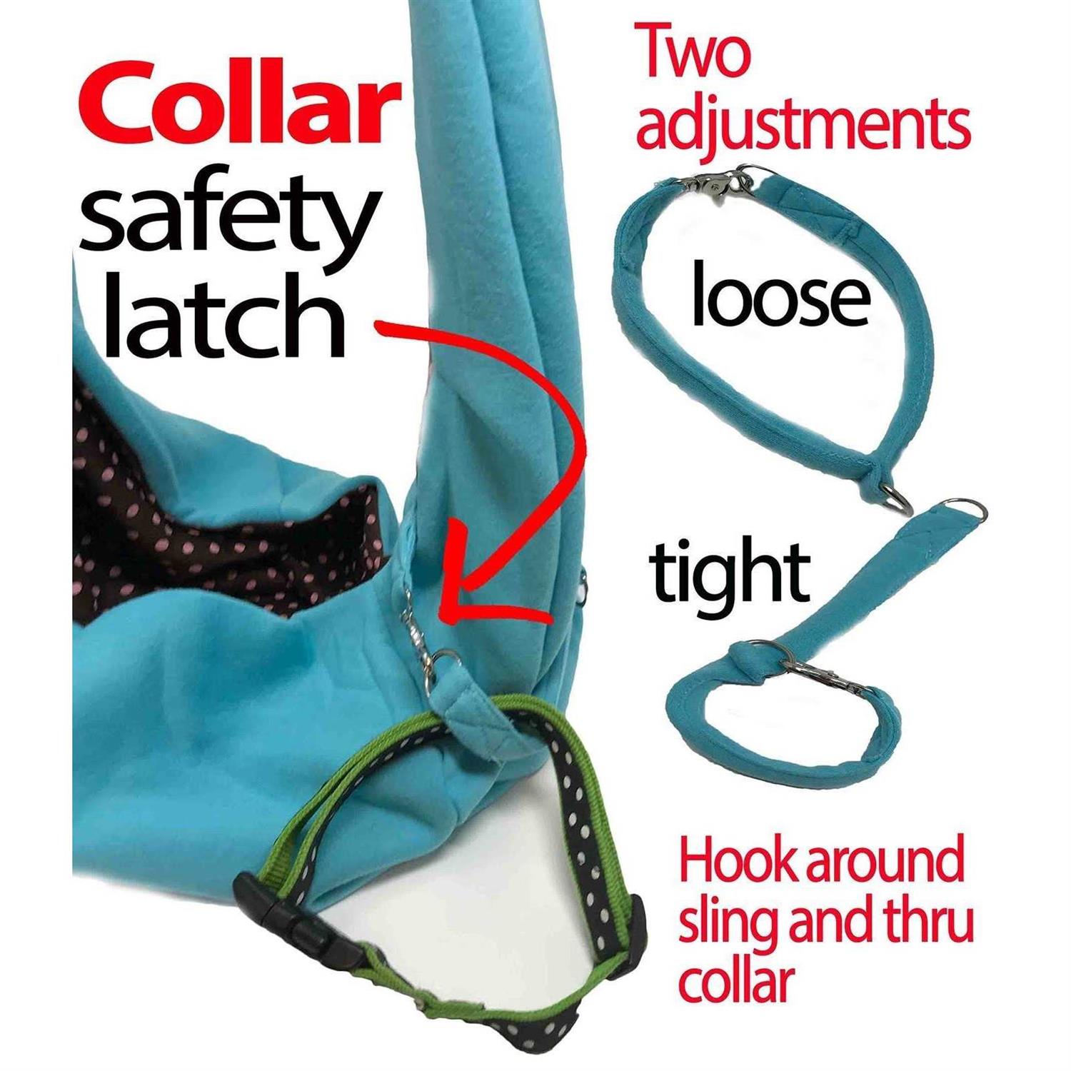 Iprimio Dog and Cat Sling Carrier Hands Free Reversible Pet Papoose Bag