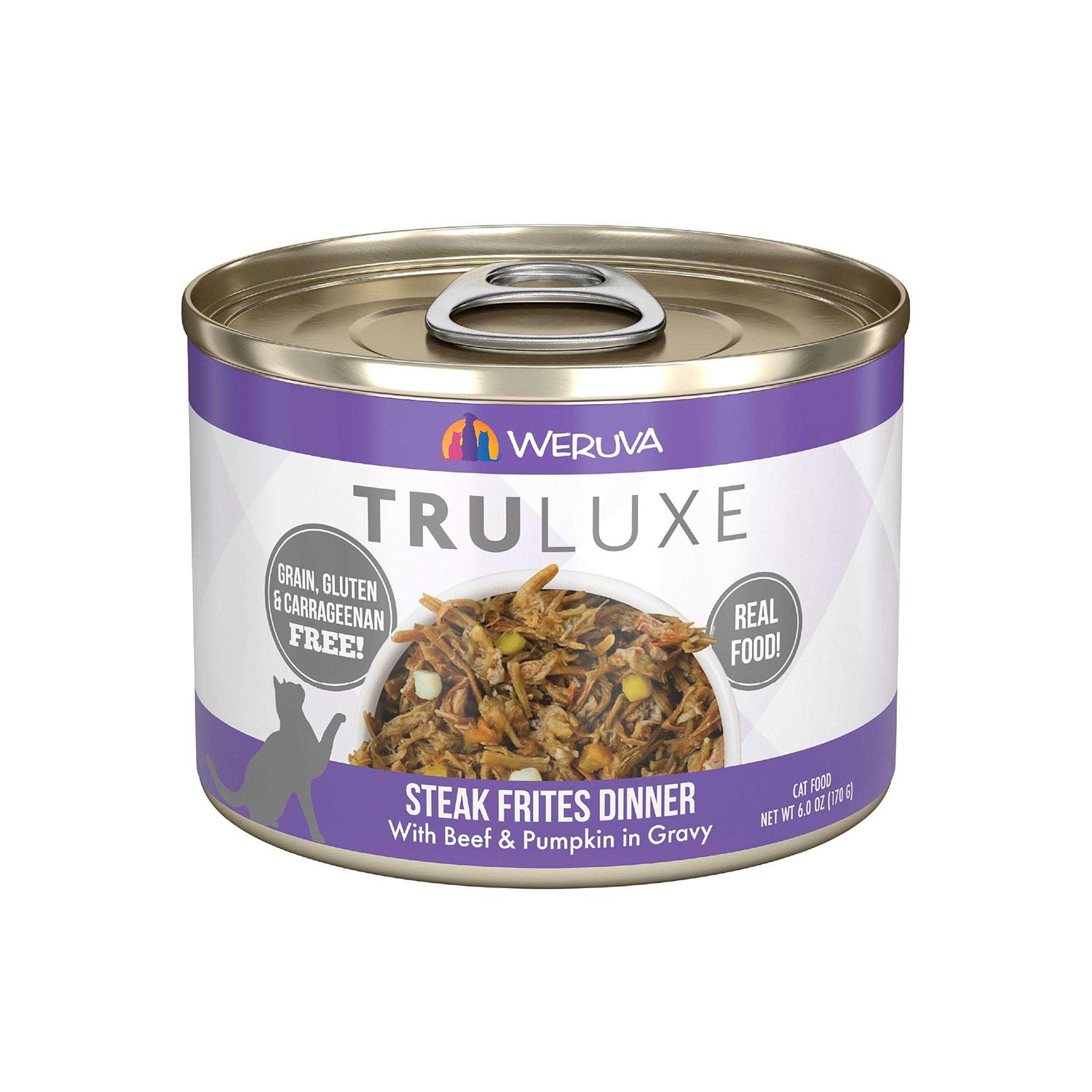 Weruva TruLuxe Steak Frites Beef & Pumpkin Canned Cat Food