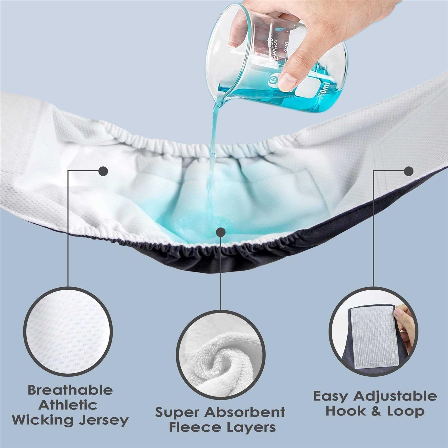 Wegreeco Washable Dog Diapers Washable Male Dog Belly Wrap