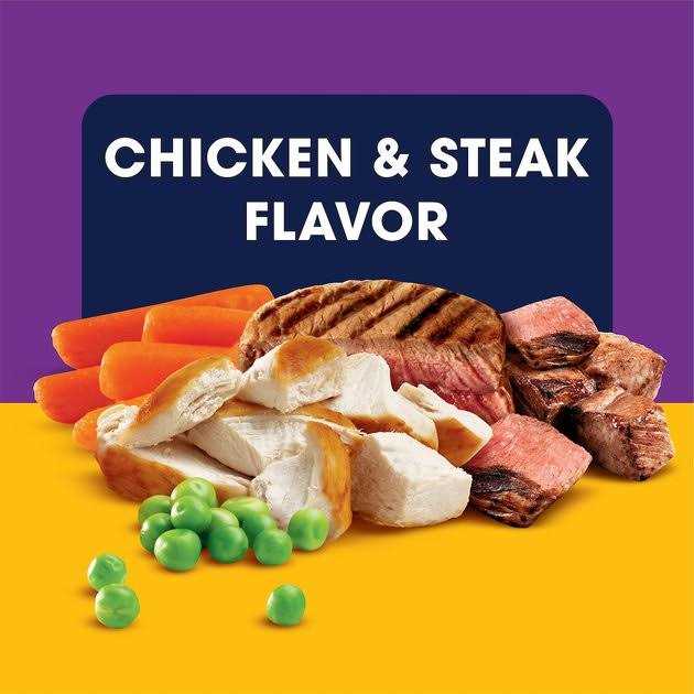 Pedigree Tender Bites Adult Dry Dog Food Chicken and Steak