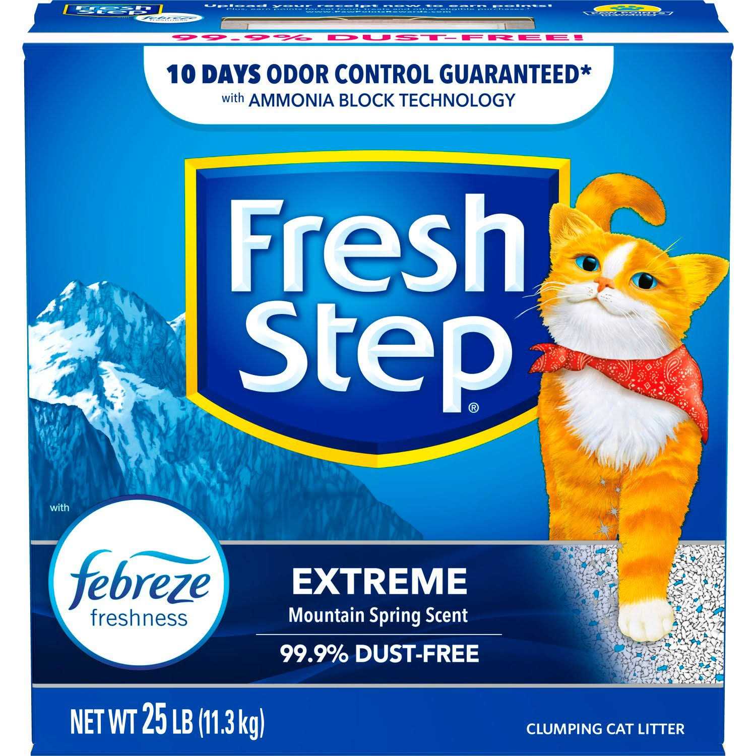 Fresh Step Extreme Febreze Clumping Cat Litter