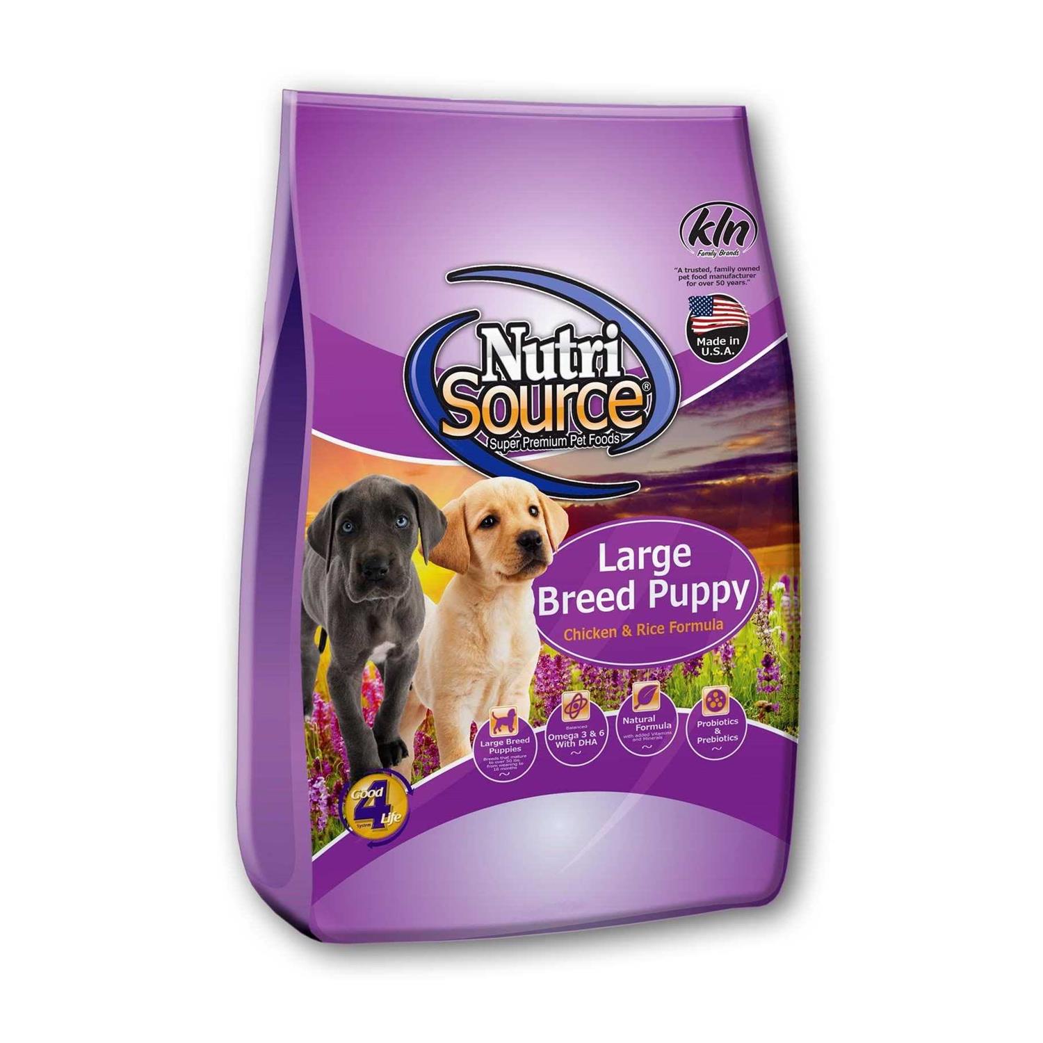 NutriSource Chicken Rice Large-Breed Puppy Dry Dog Food