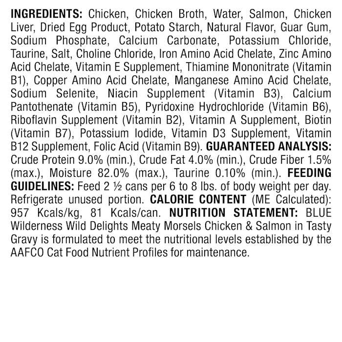 Blue Buffalo Wilderness Wild Delights Cat Food Chicken