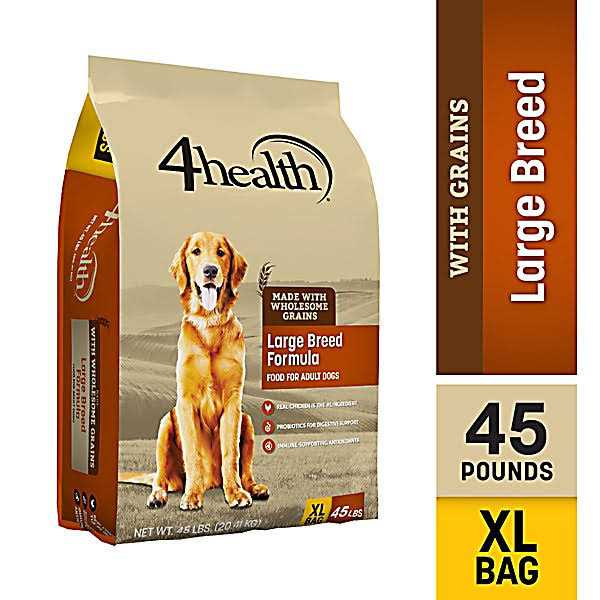4health with Wholesome Grains 4health Wholesome Grains Adult Dry Dog Food Large Breed SKU 1433611
