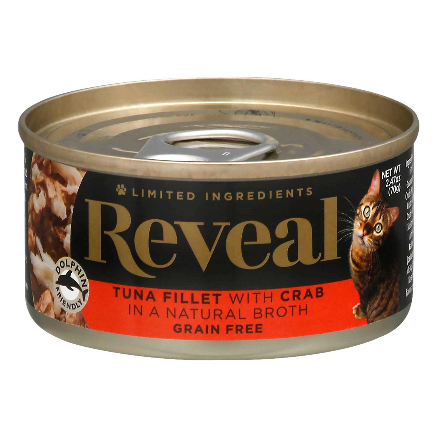 Reveal Grain Free Tuna Fillet Broth Wet Cat Food