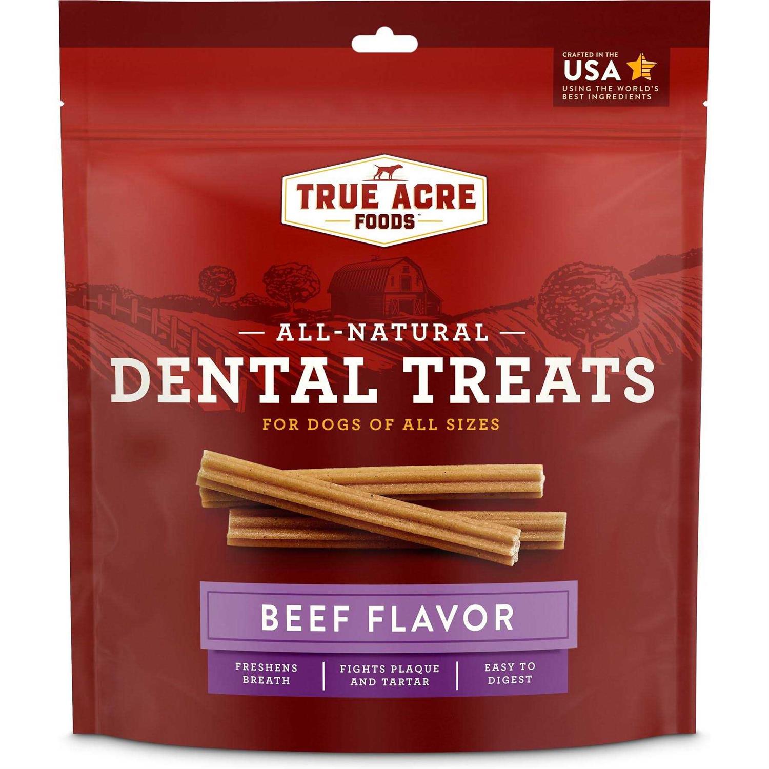 True Acre Foods All-Natural Dental Chew Sticks