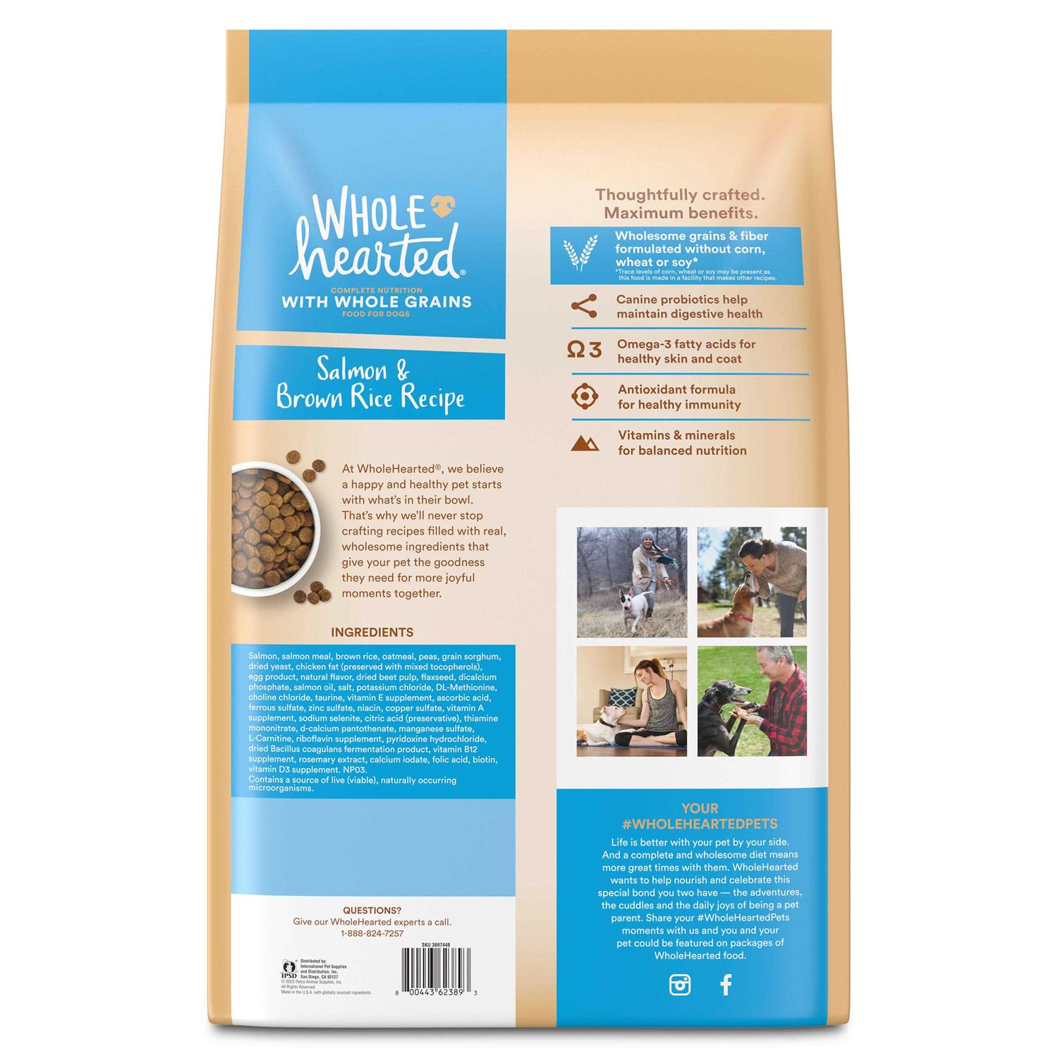 WholeHearted Whole Grains Salmon Recipe Dry Dog Food
