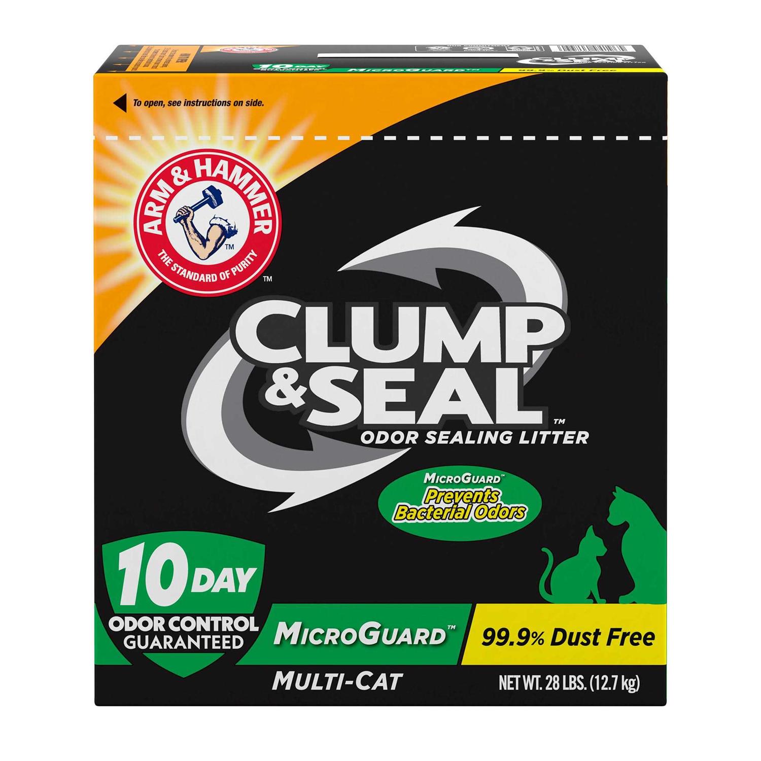 Arm & Hammer Clump & Seal Microguard Odor Sealing Litter