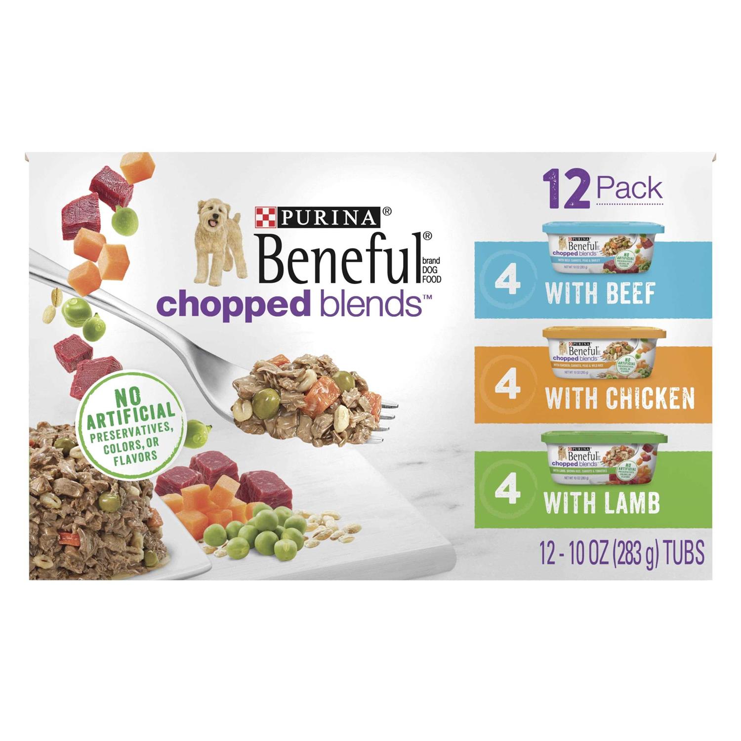 Purina Beneful Chopped Blends Variety Pack Wet Dog Food