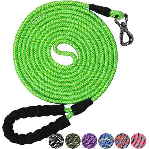 NTR Training Leash for Dogs Rope Dog Leash with Swivel Lockable Hook and Comfortable Padded Handle