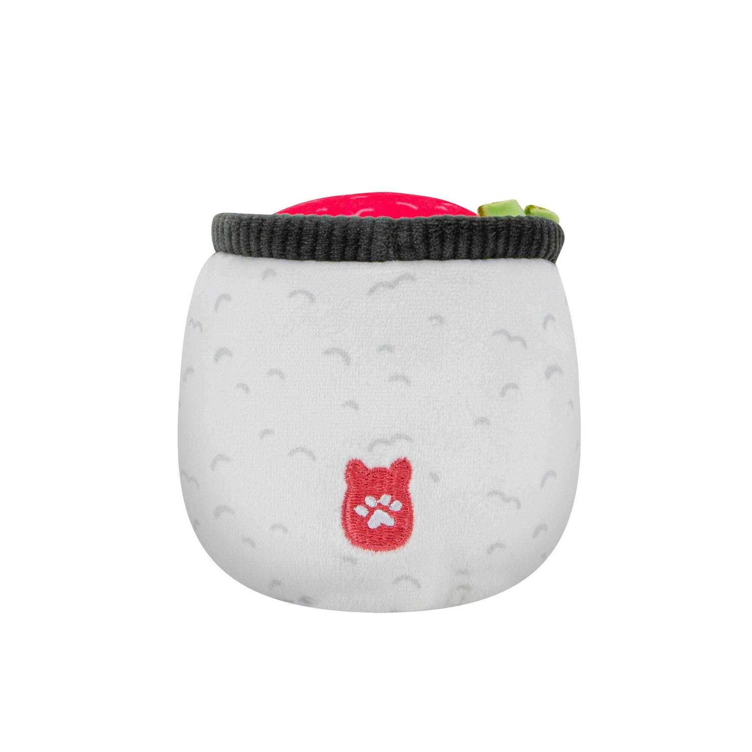 Squishmallows Squeaky Plush 2-Pack Sushi Dog Toy