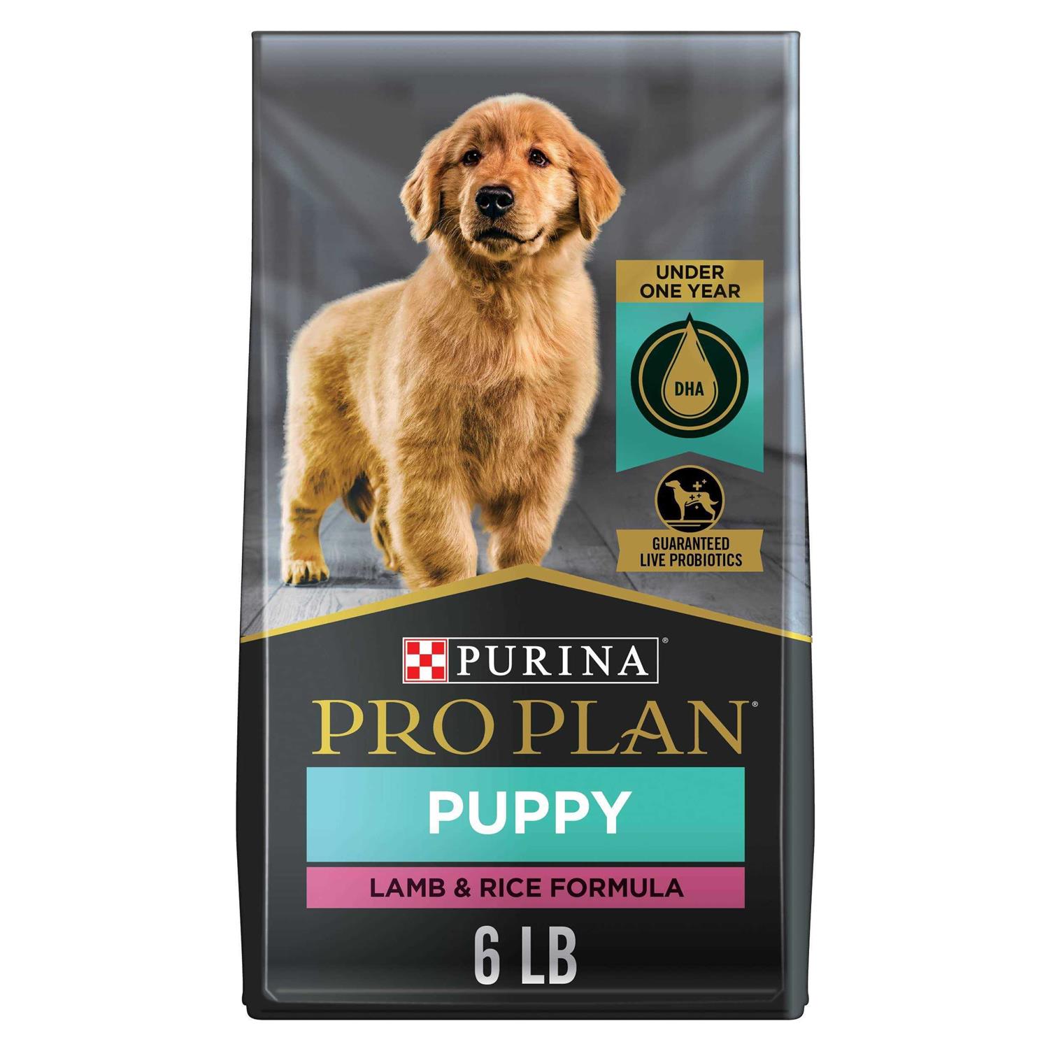 Purina Pro Plan Lamb & Rice Formula Puppy Dry Dog Food