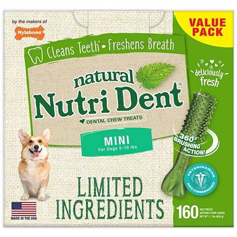 Nylabone Natural Nutri Dent Fresh Breath Dental Chews